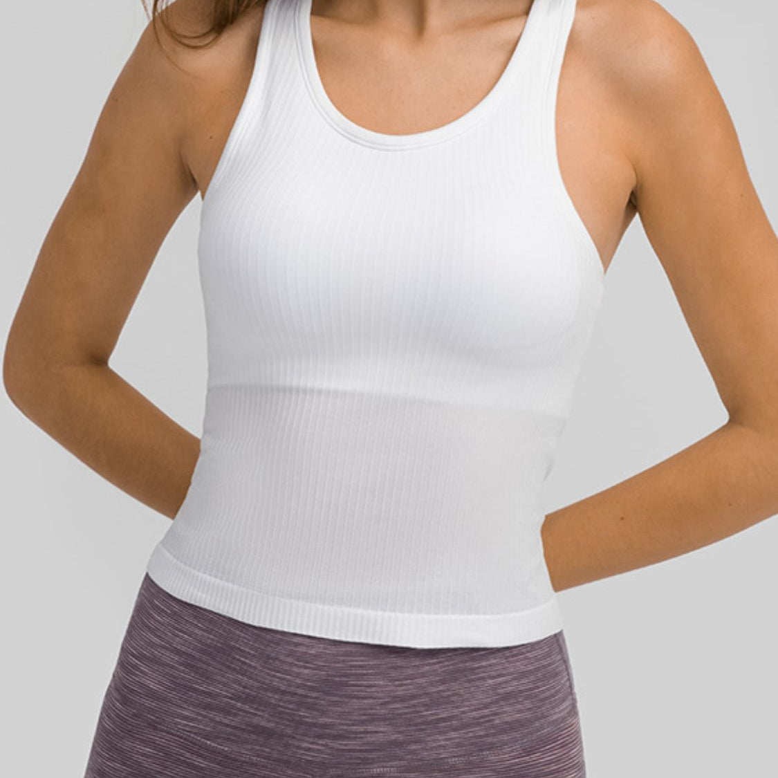 ZenSculpt Round Neck Racerback Active Tank