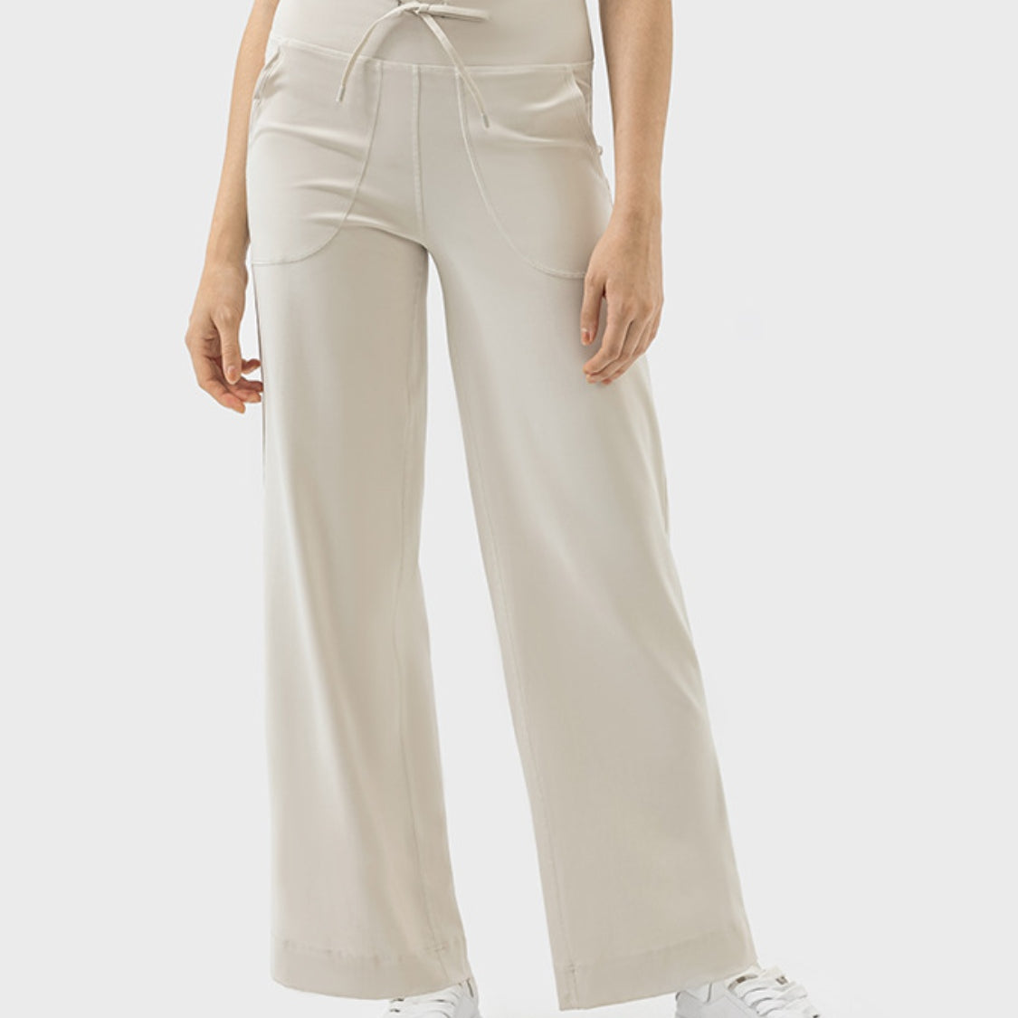 YogaFlex Drawstring Active Pants with Pockets