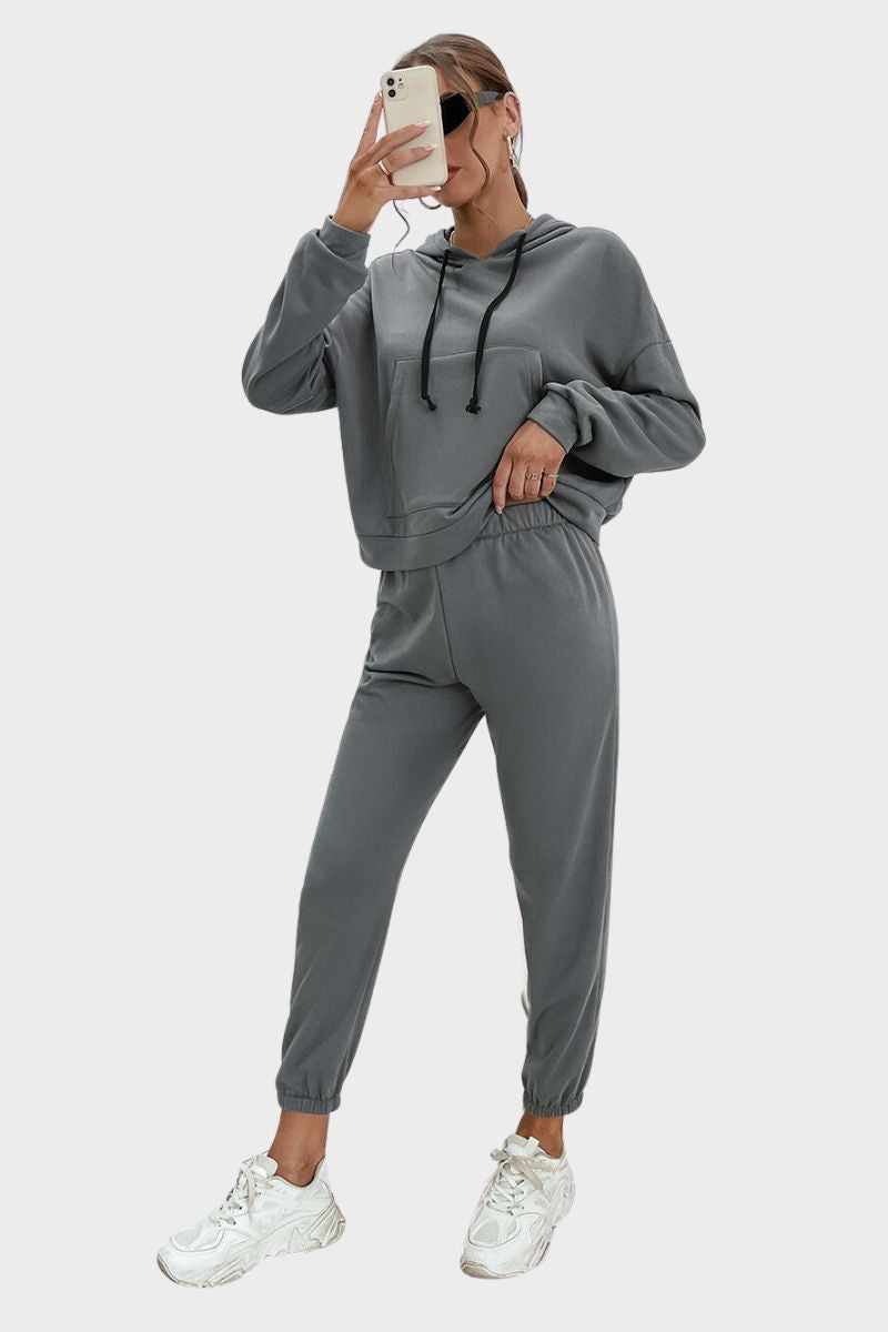 FleeceFlex Sports Hoodie and Joggers Set - FleekGoddess