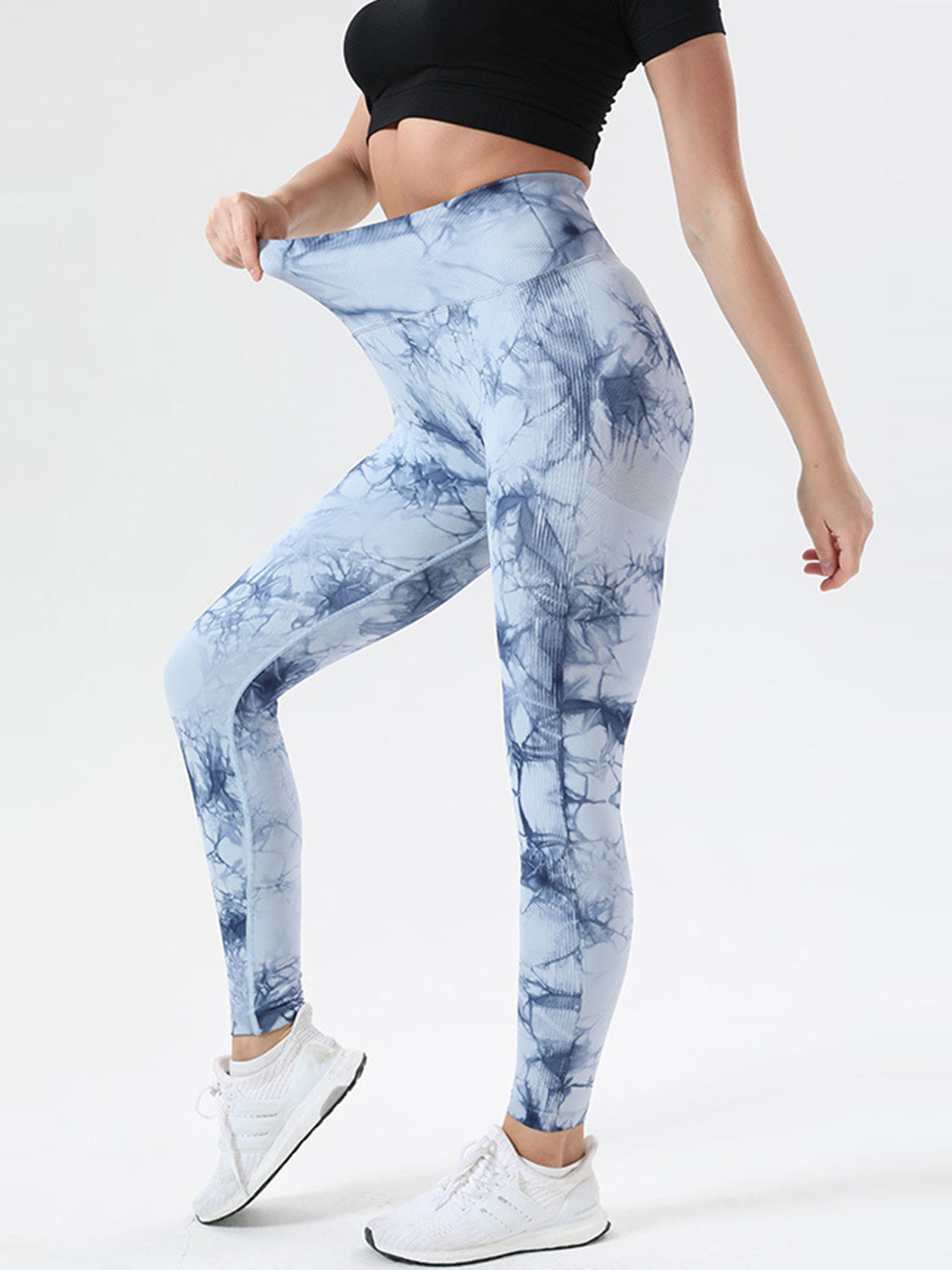 TrainTech Tie-Dye High Waist Active Leggings - FleekGoddess