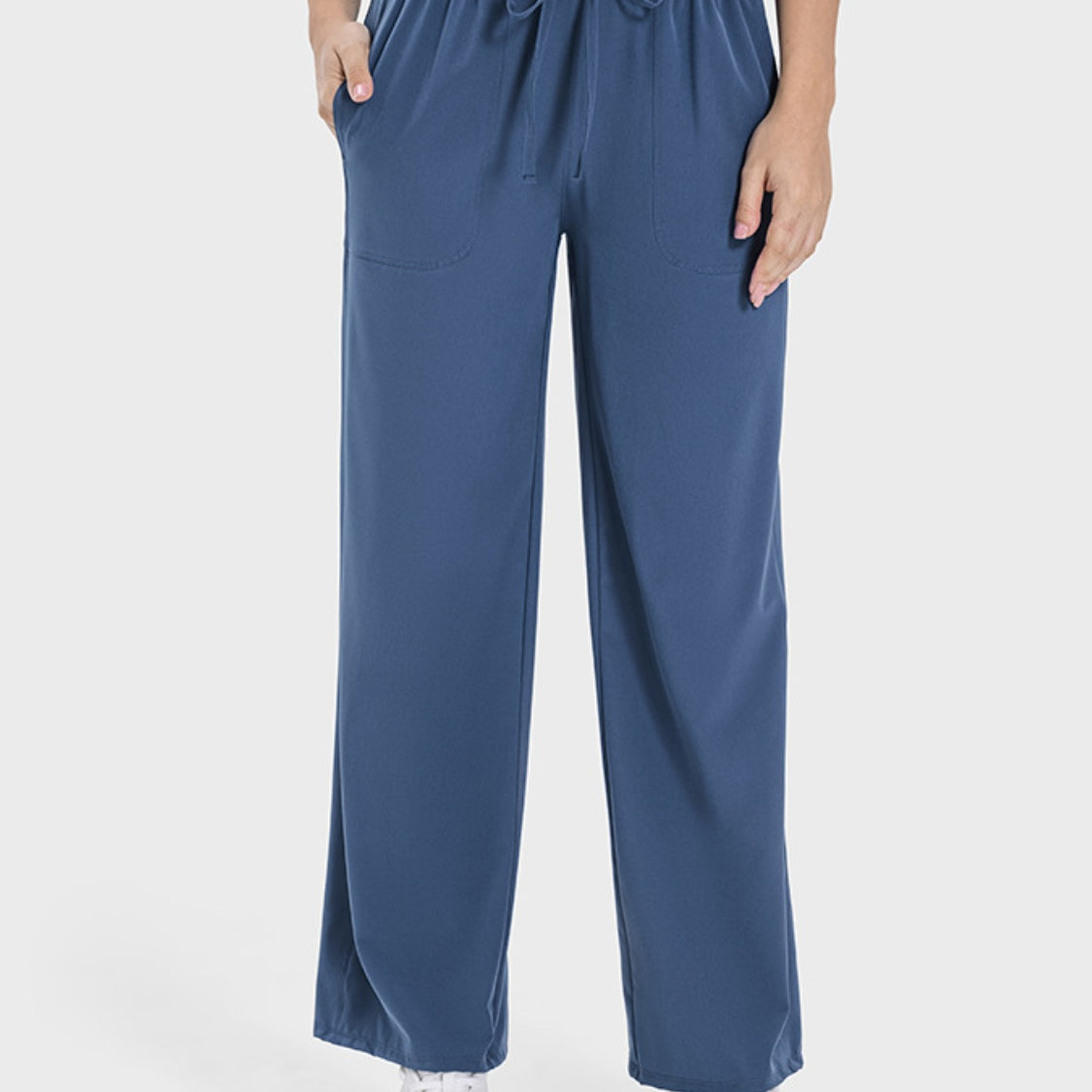 YogaFlex Drawstring Pocketed Active Pants