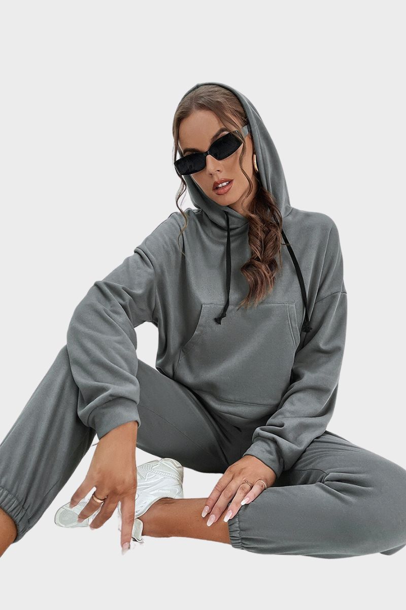FleeceFlex Sports Hoodie and Joggers Set - FleekGoddess
