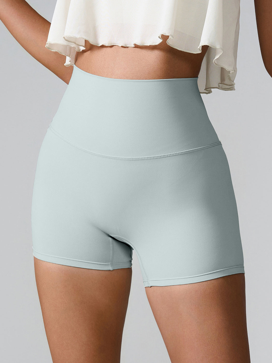 TrainTech High Waist Active Shorts - FleekGoddess