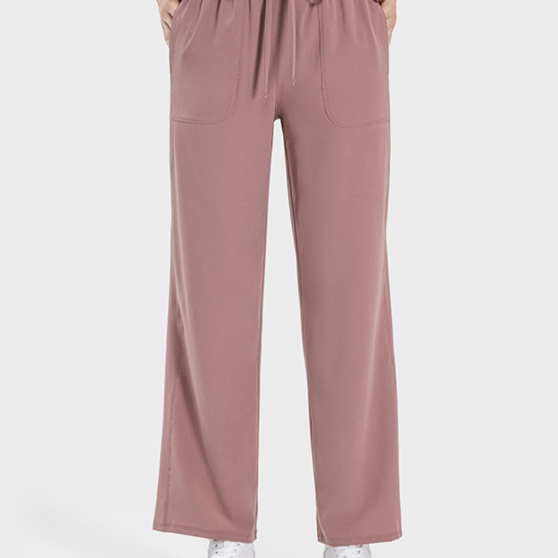 YogaFlex Drawstring Pocketed Active Pants
