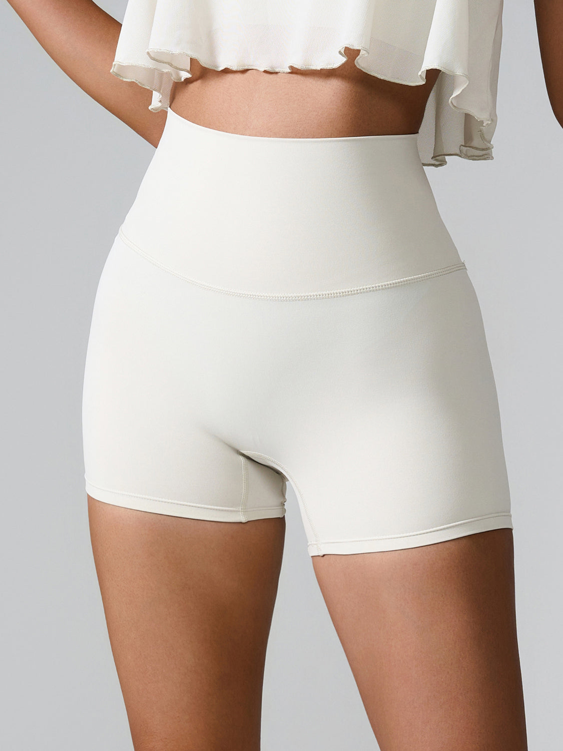 TrainTech High Waist Active Shorts - FleekGoddess