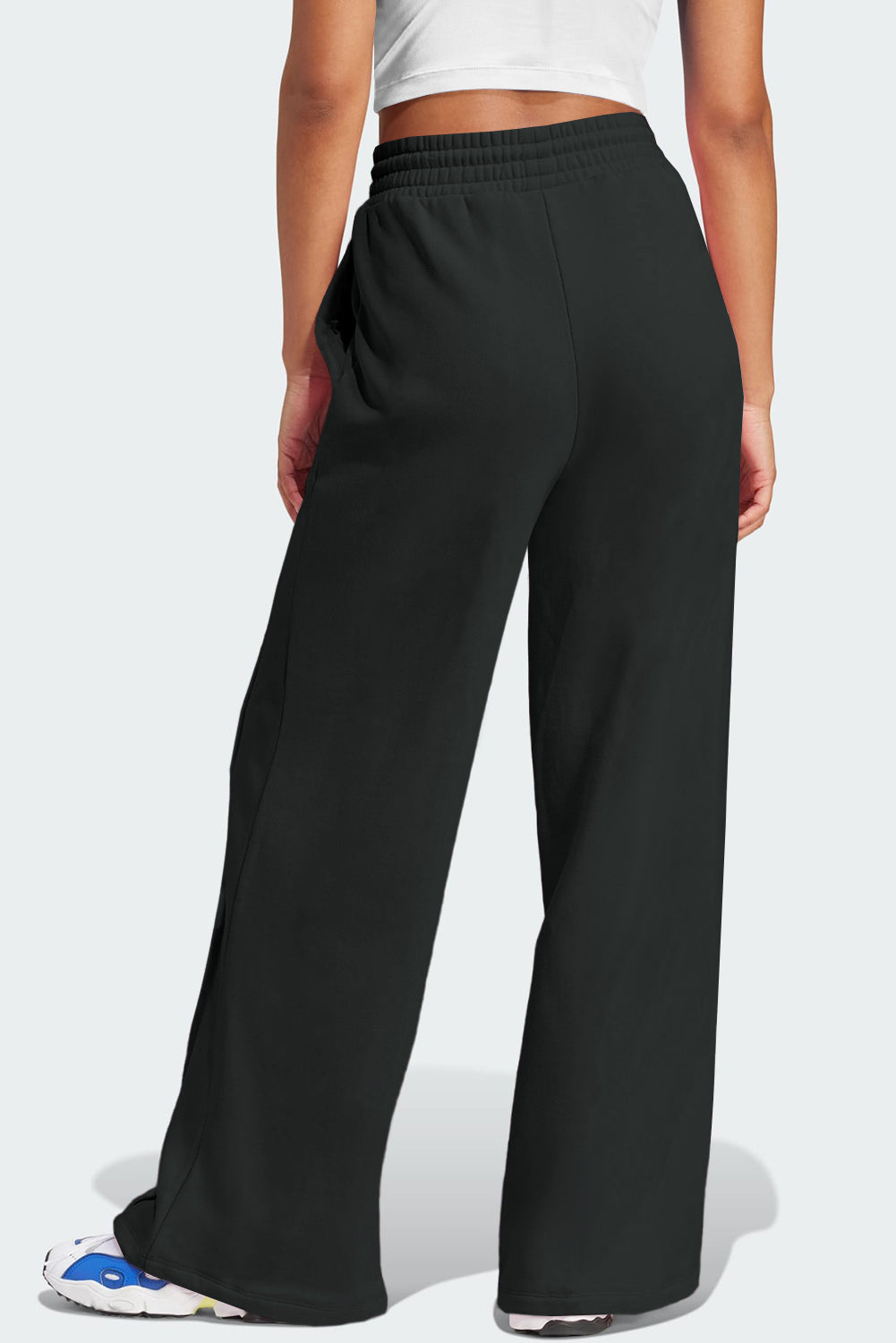 YogaFlex Drawstring Wide Leg Active Pants - FleekGoddess