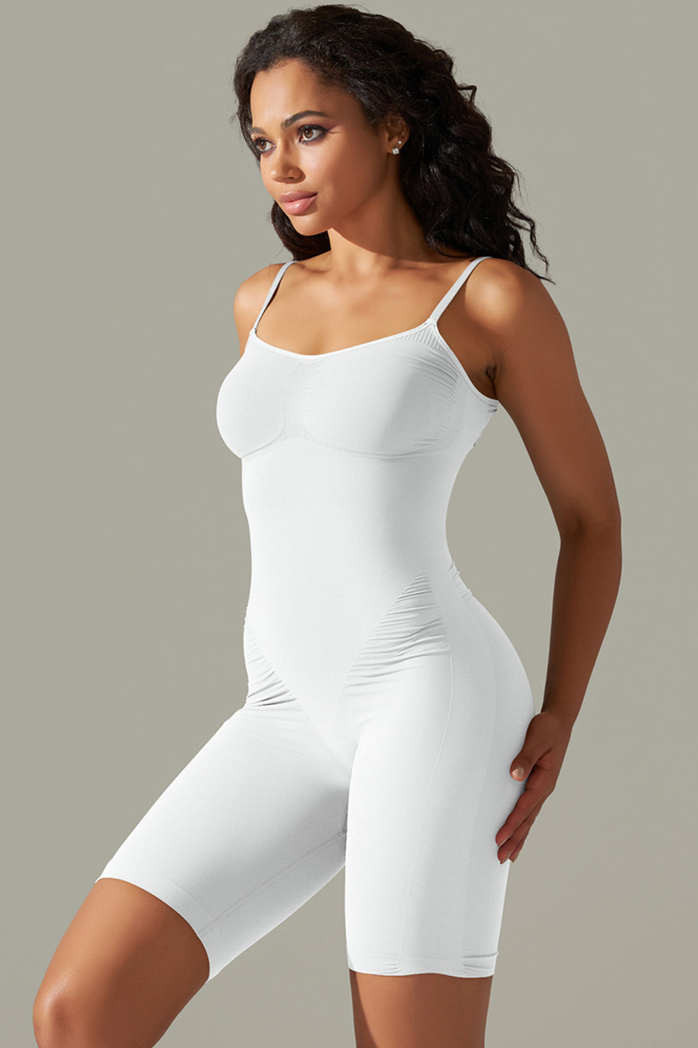TrainTech Spaghetti Strap Active Romper - FleekGoddess
