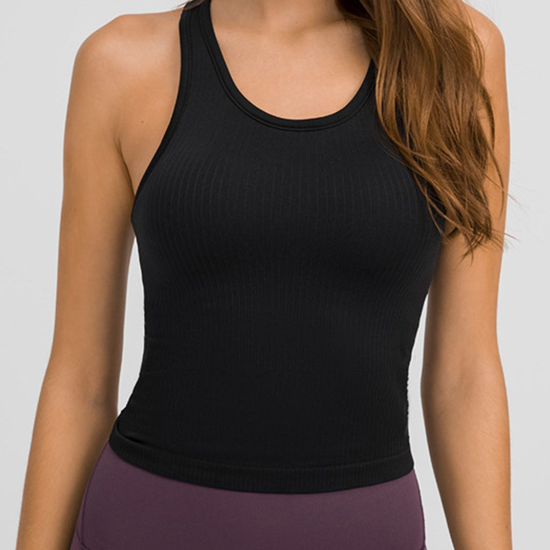 ZenSculpt Round Neck Racerback Active Tank