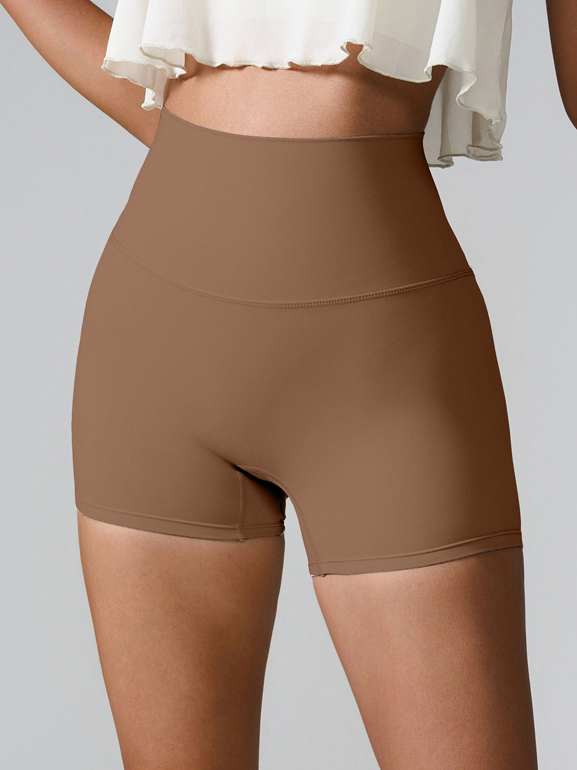 TrainTech High Waist Active Shorts - FleekGoddess
