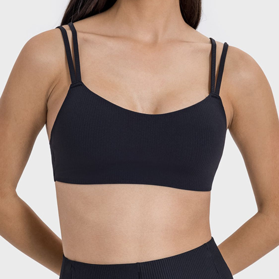 YogaFlex Scoop Neck Double Strap Active Cami