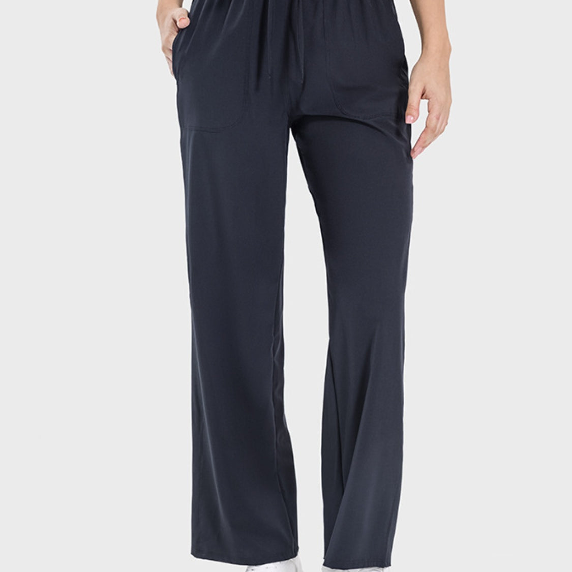 YogaFlex Drawstring Pocketed Active Pants