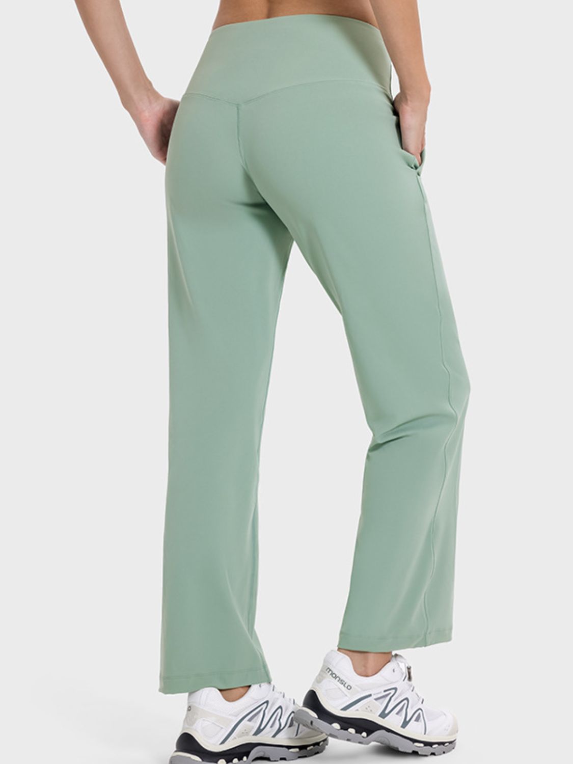 YogaFlex Pocketed High Waist Active Pants - FleekGoddess