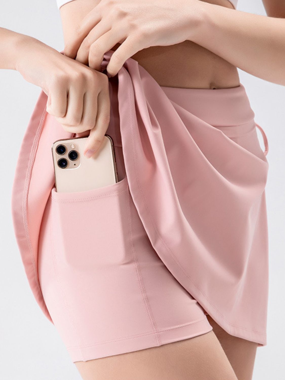 YogaFlex High Waist Active Skort with Pockets - FleekGoddess