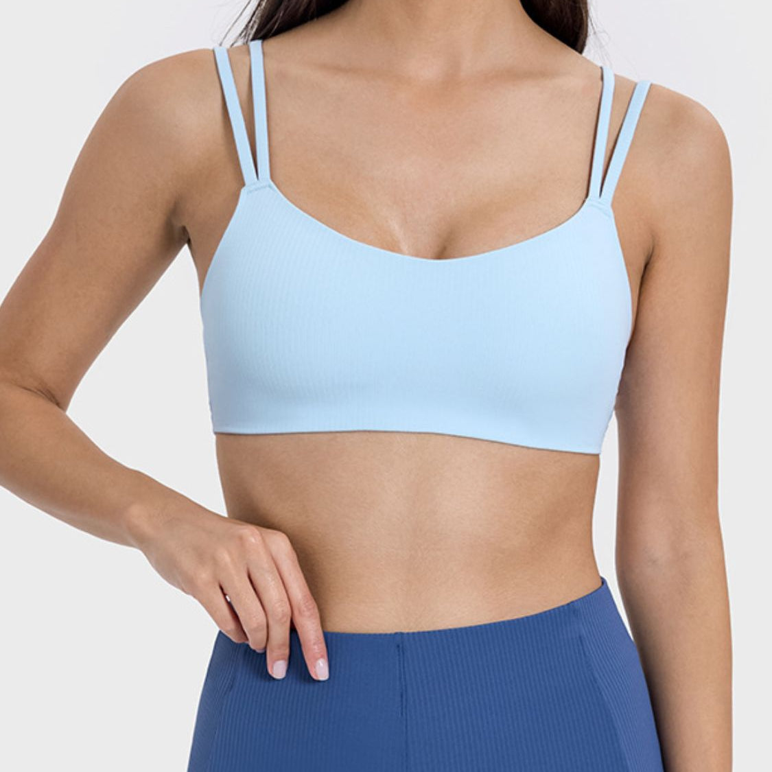 YogaFlex Scoop Neck Double Strap Active Cami