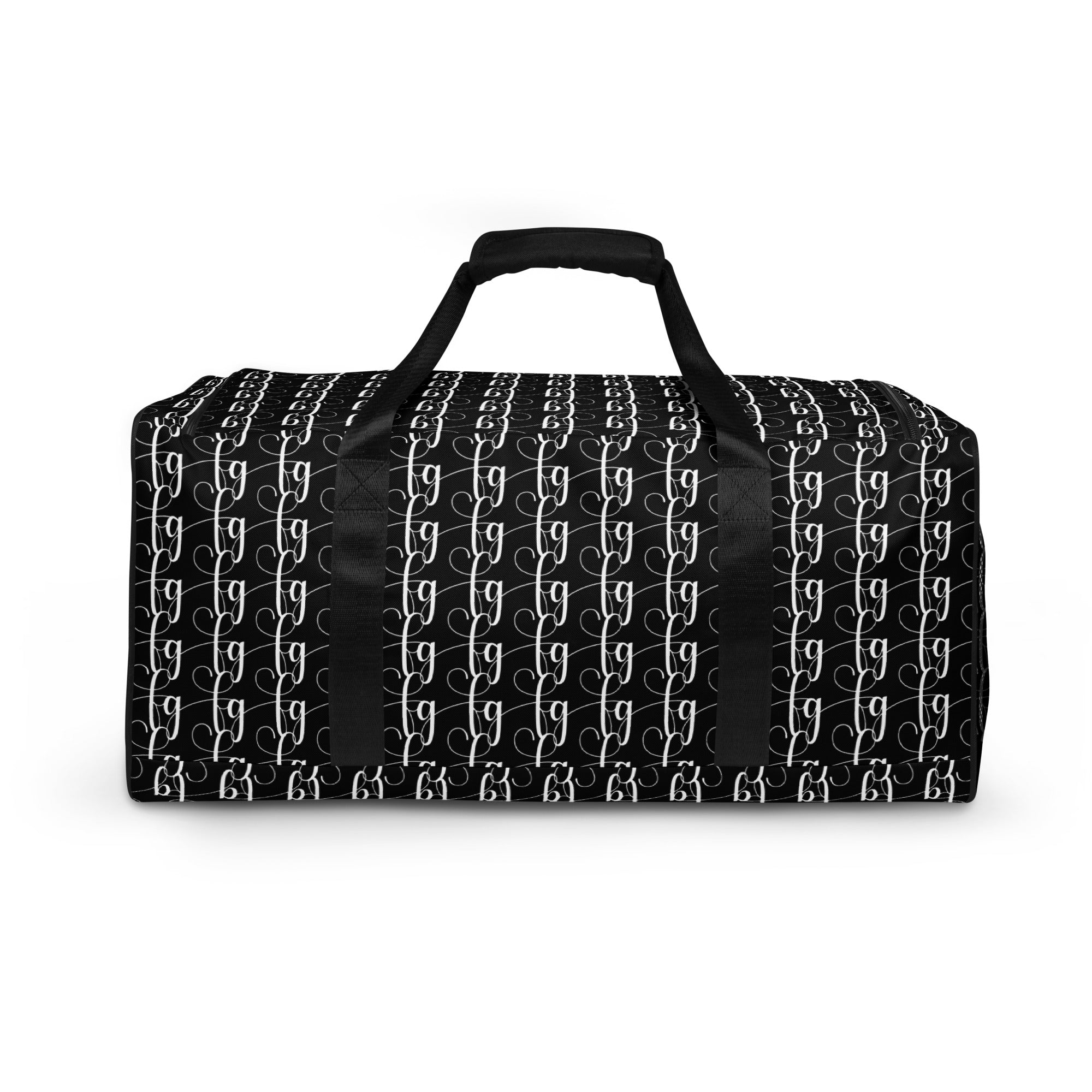 Black / White FG Blocked Duffle Bag - FleekGoddess