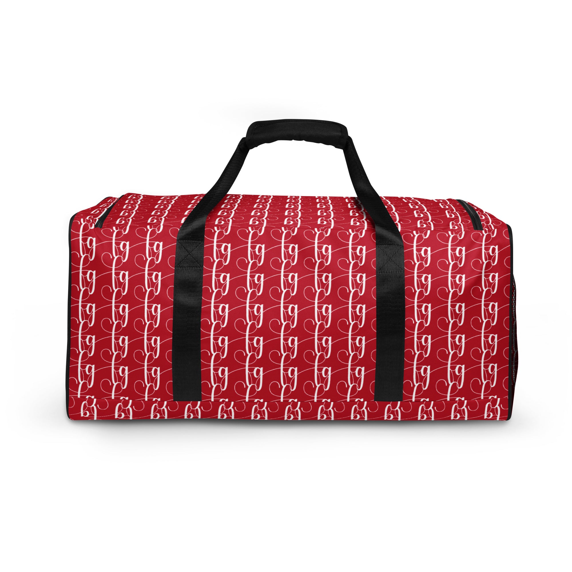 Red / White FG Blocked Duffle Bag - FleekGoddess