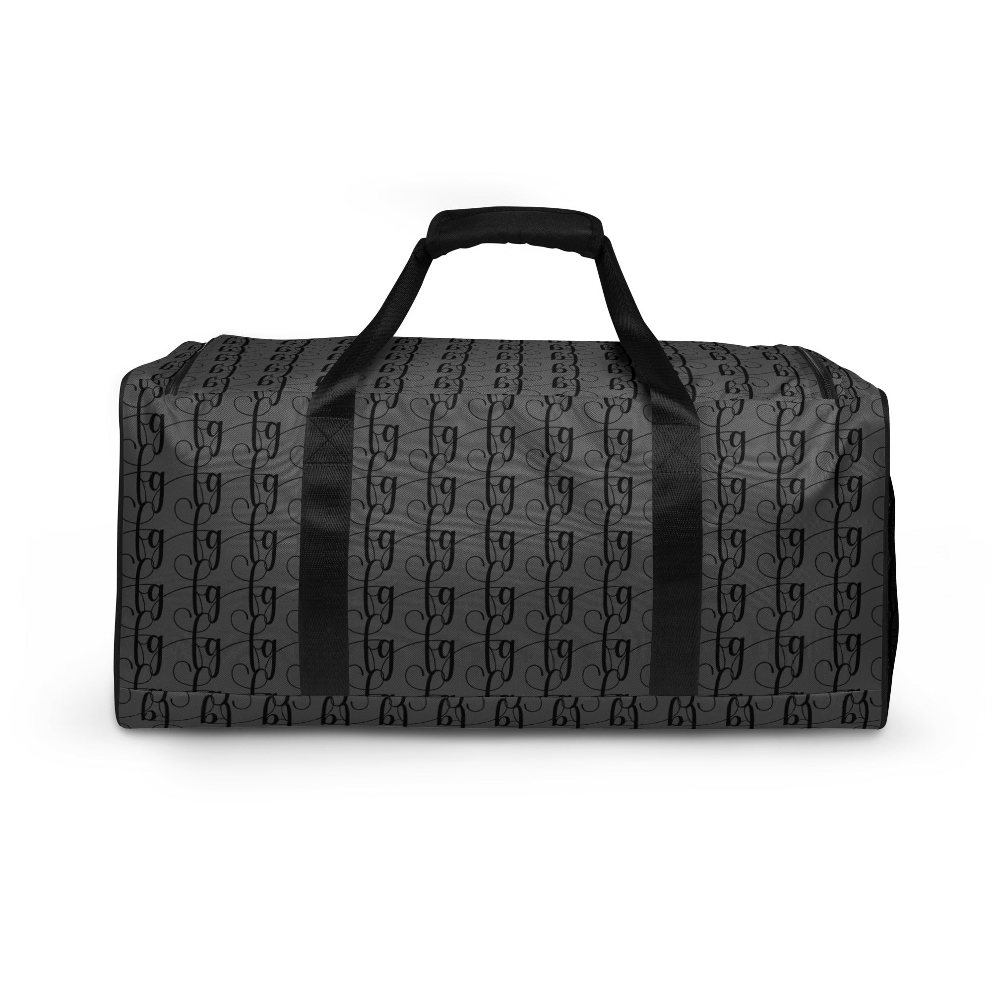 Gray / Black FG Blocked Duffle bag - FleekGoddess