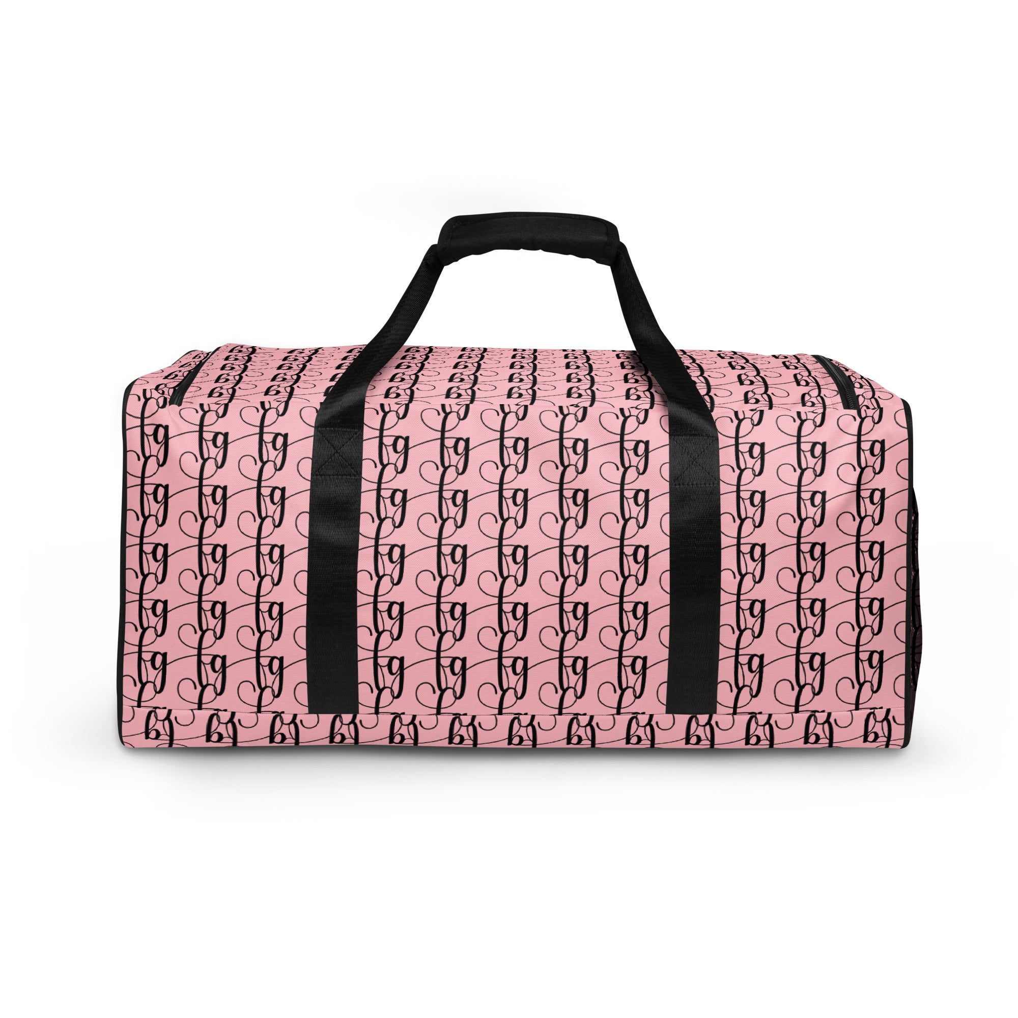 Pink / Black FG Blocked Duffle Bag - FleekGoddess