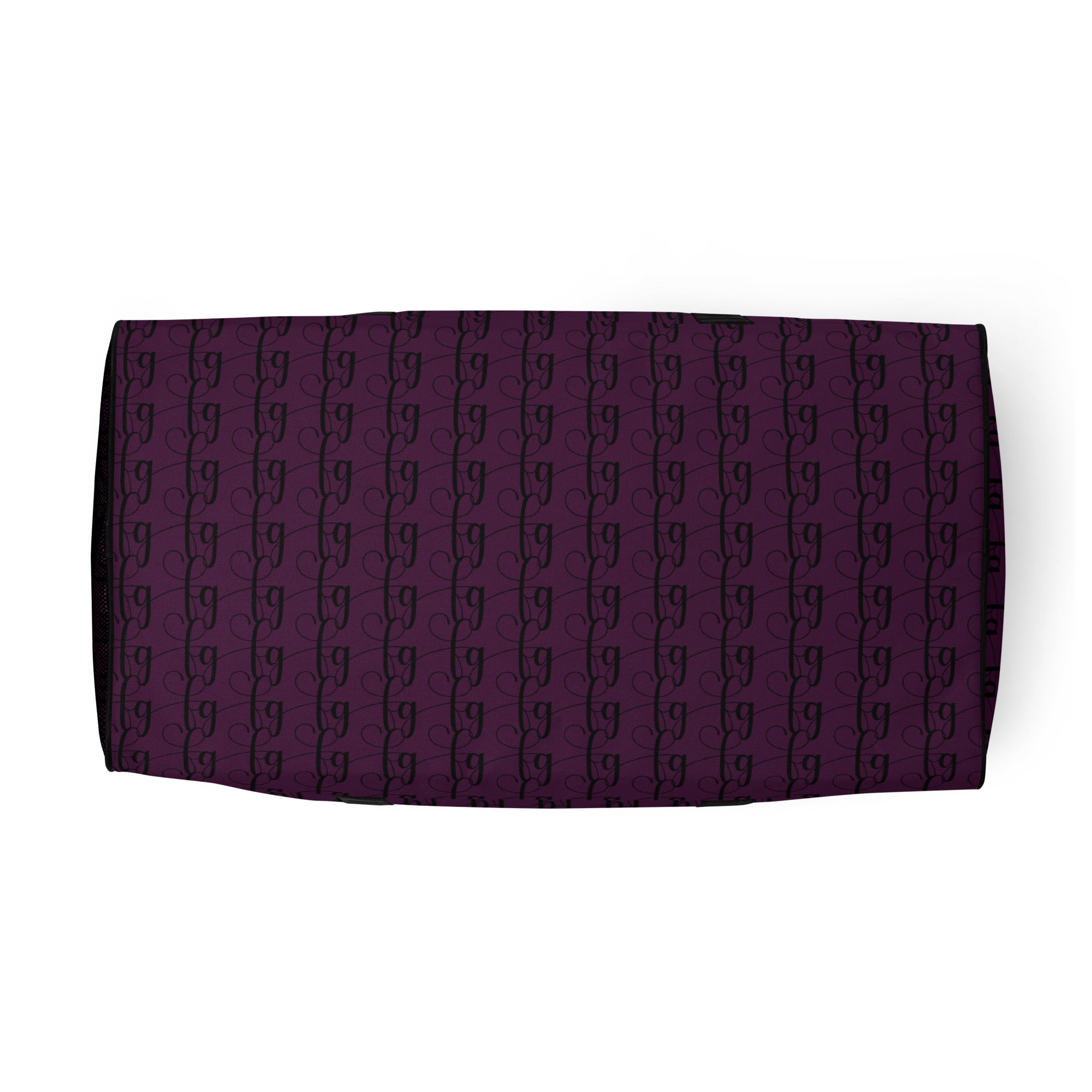Tyrian Purple / Black FG Blocked Duffle bag - FleekGoddess