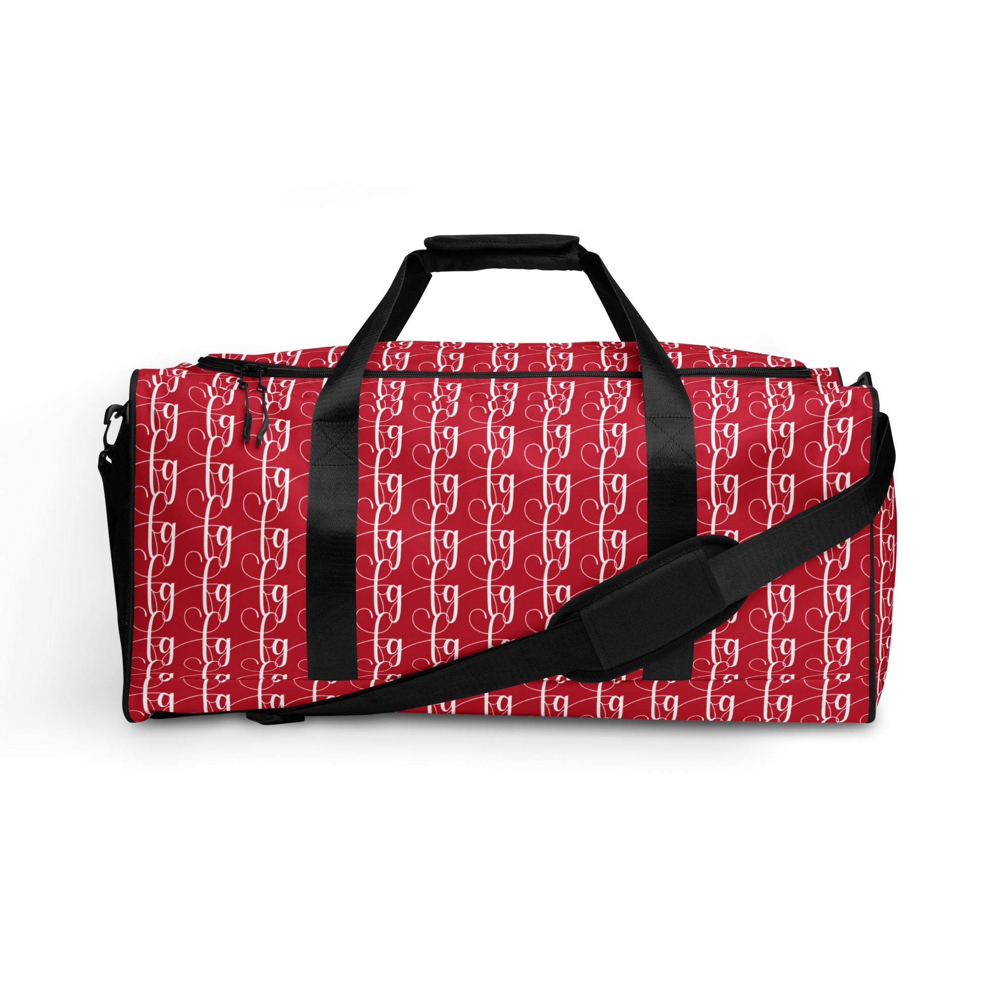 Red / White FG Blocked Duffle Bag - FleekGoddess