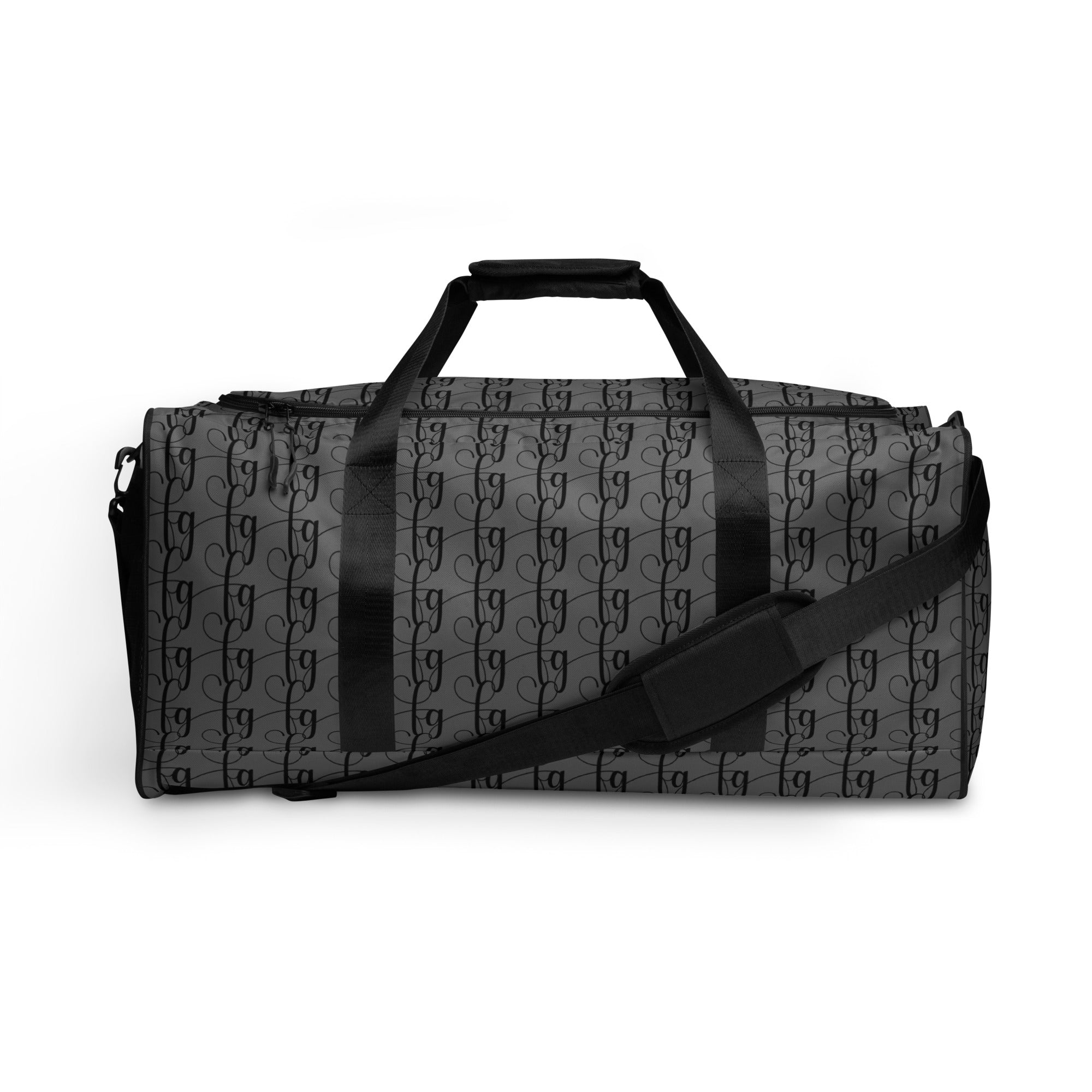 Gray / Black FG Blocked Duffle bag - FleekGoddess
