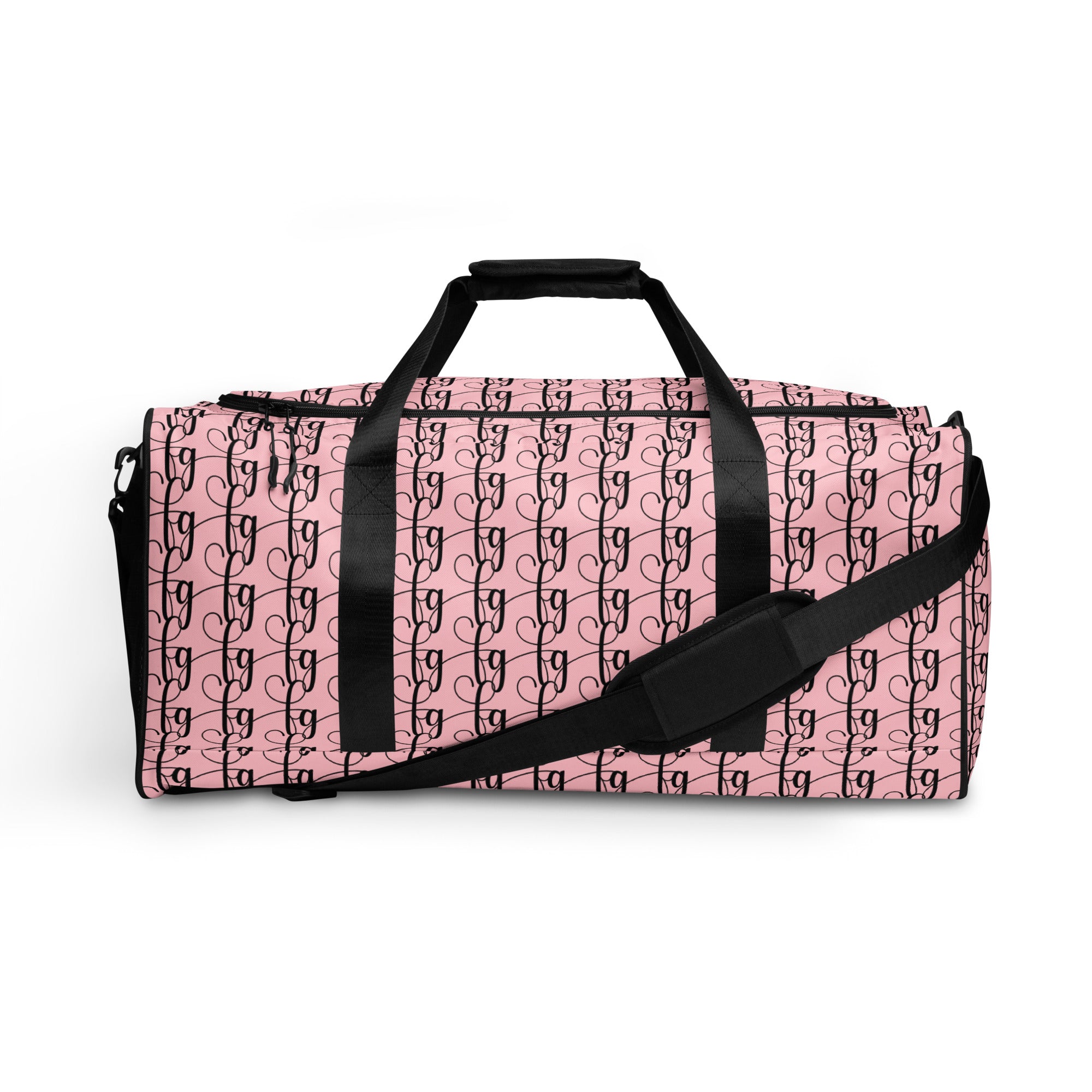 Pink / Black FG Blocked Duffle Bag - FleekGoddess