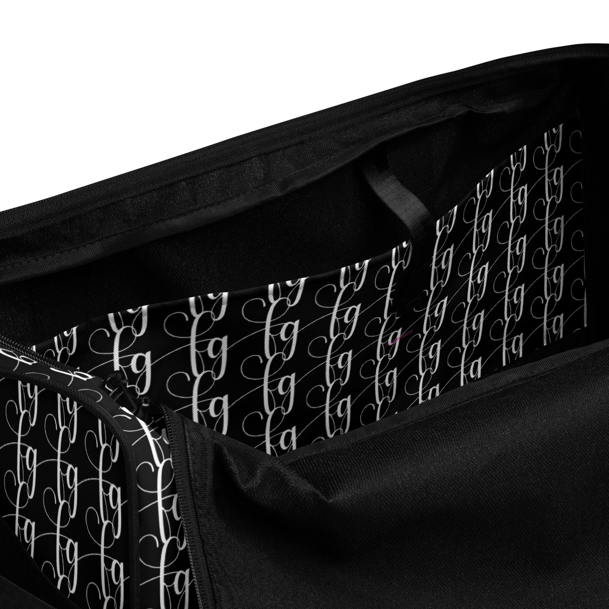 Black / White FG Blocked Duffle Bag - FleekGoddess