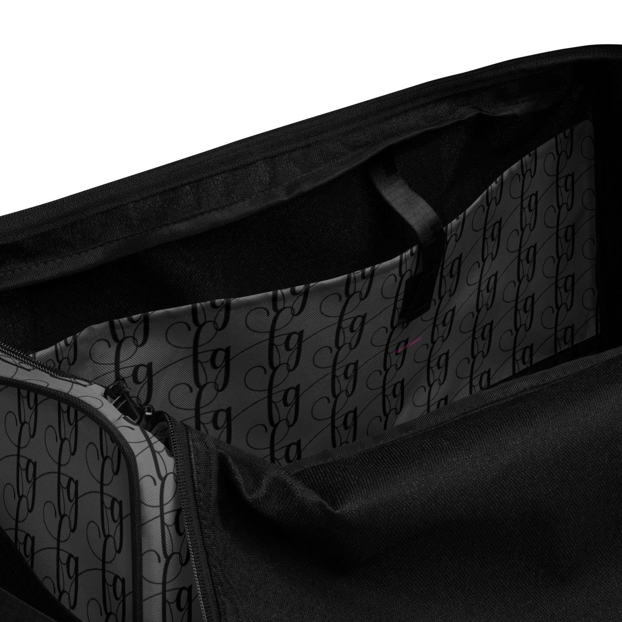 Gray / Black FG Blocked Duffle bag - FleekGoddess