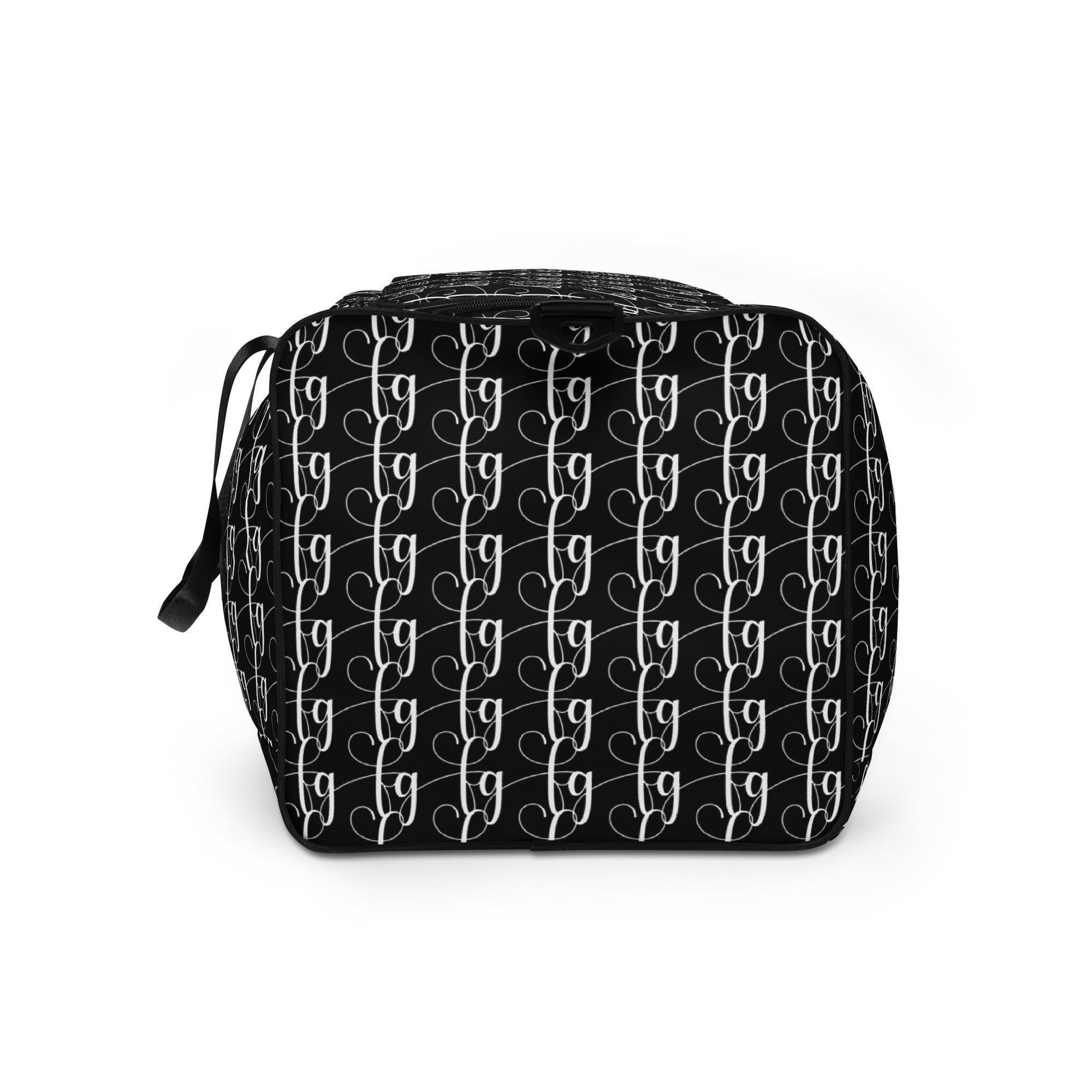 Black / White FG Blocked Duffle Bag - FleekGoddess