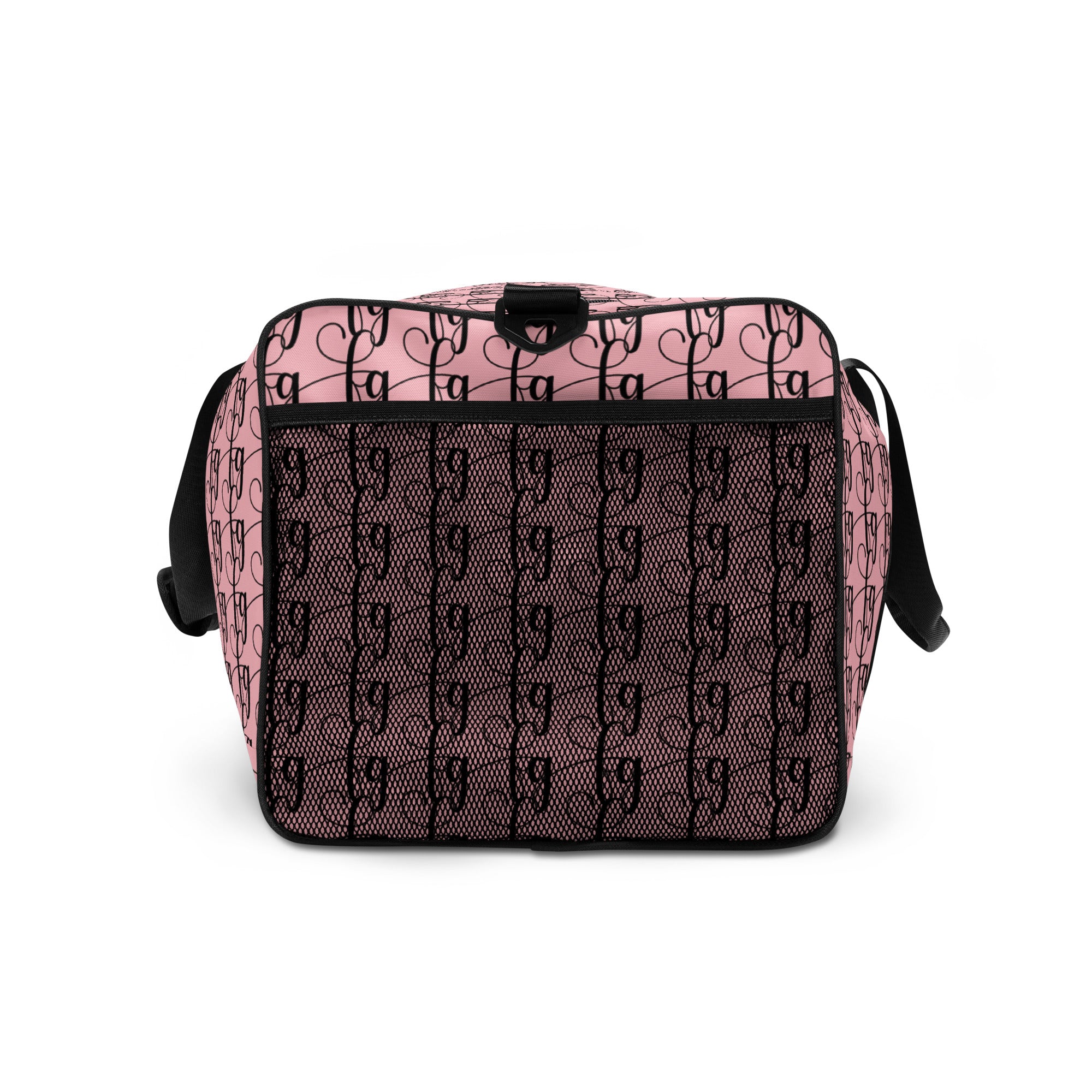 Pink / Black FG Blocked Duffle Bag - FleekGoddess