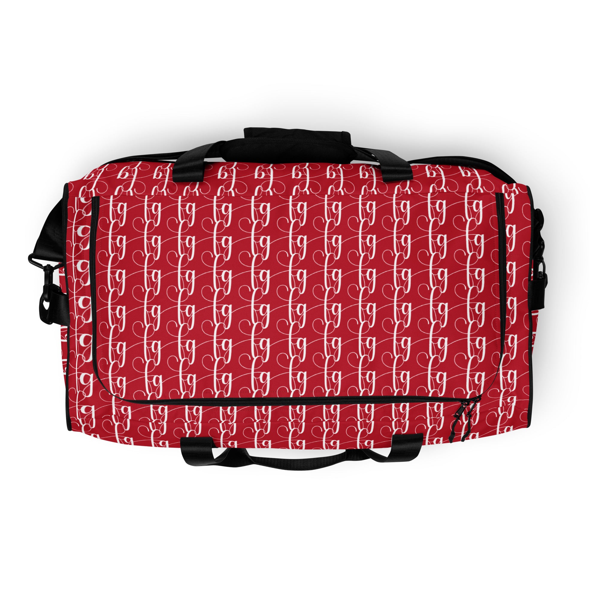 Red / White FG Blocked Duffle Bag - FleekGoddess