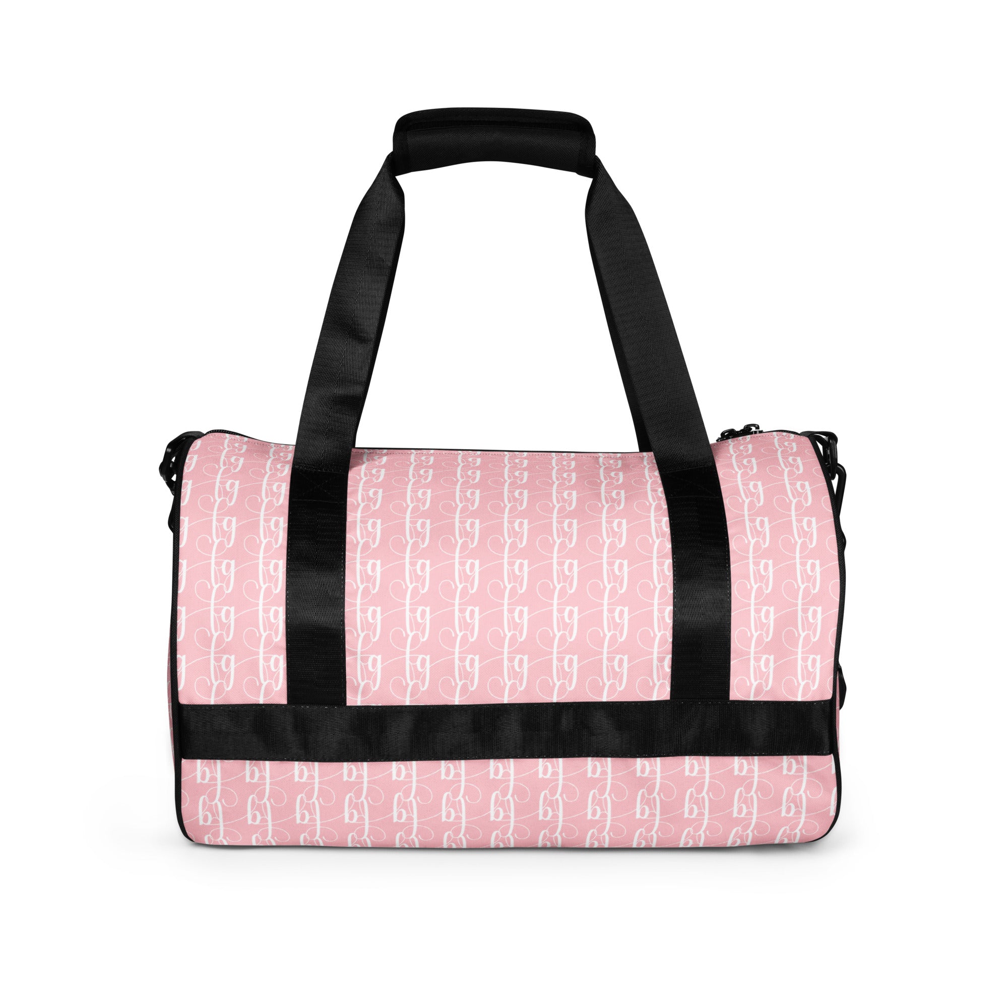 Pink / White FG Blocked Gym Bag - FleekGoddess