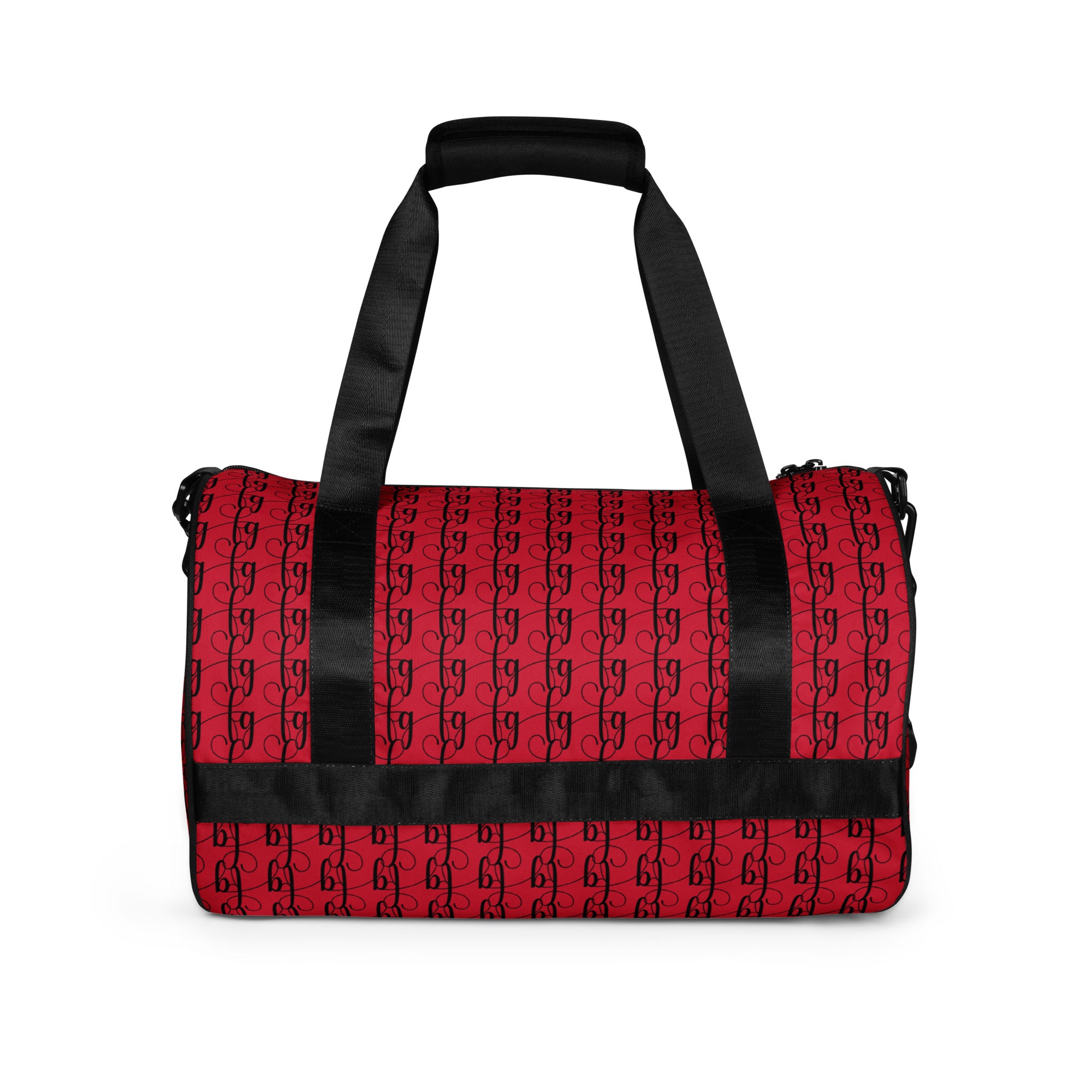 Red / Black FG Blocked Gym Bag - FleekGoddess