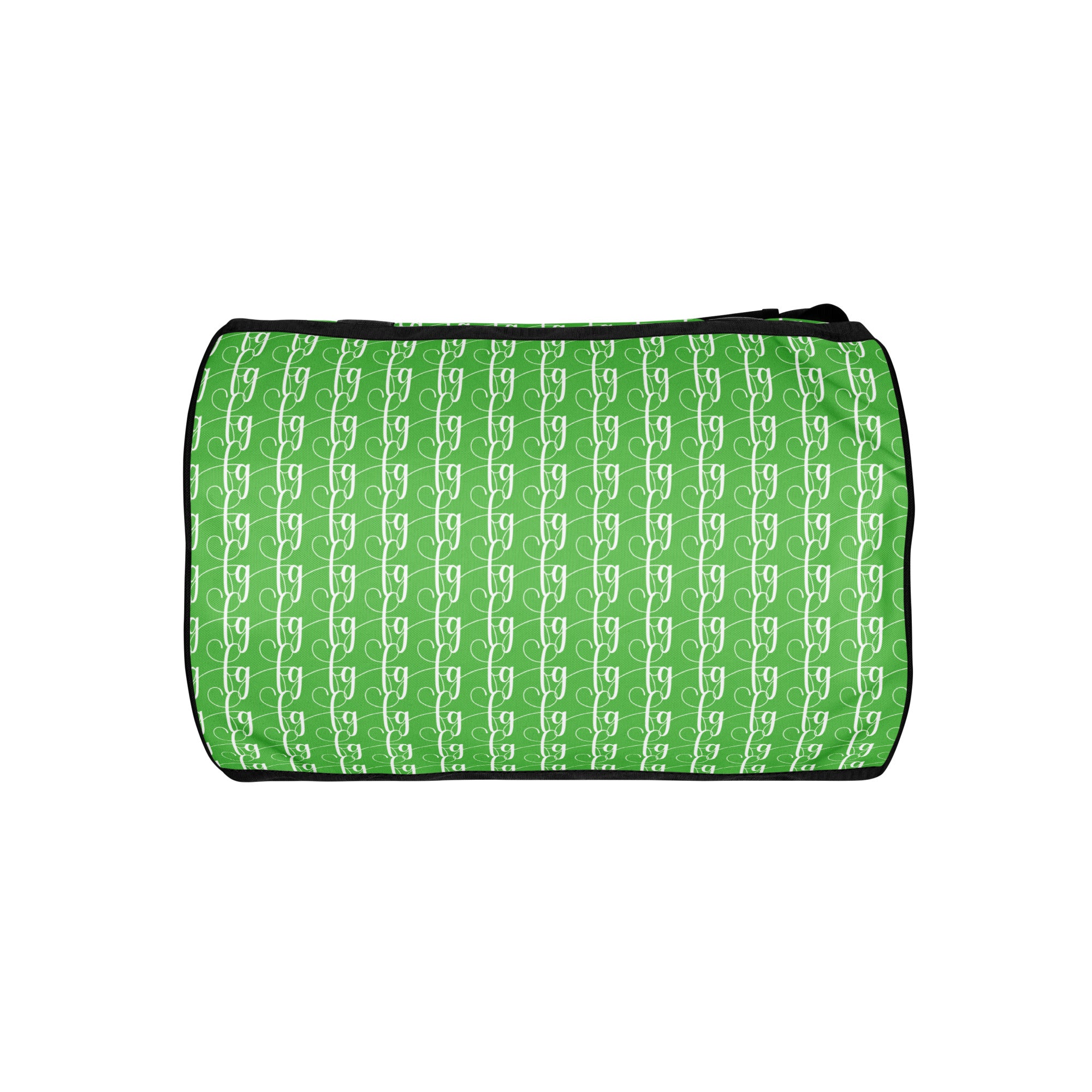 Mantis Green / White FG Blocked Gym Bag - FleekGoddess