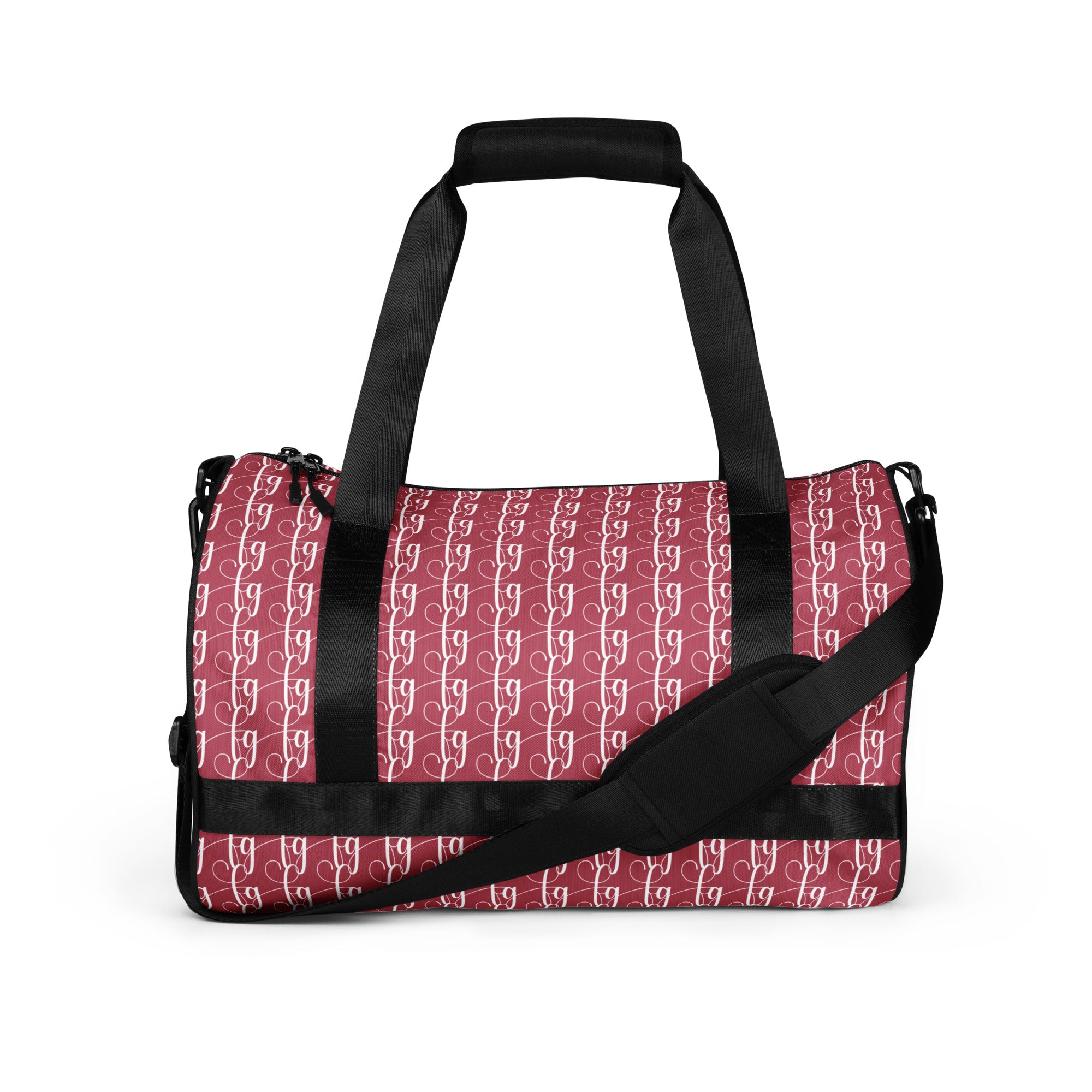 Hippie Pink / White FG Blocked Gym Bag - FleekGoddess