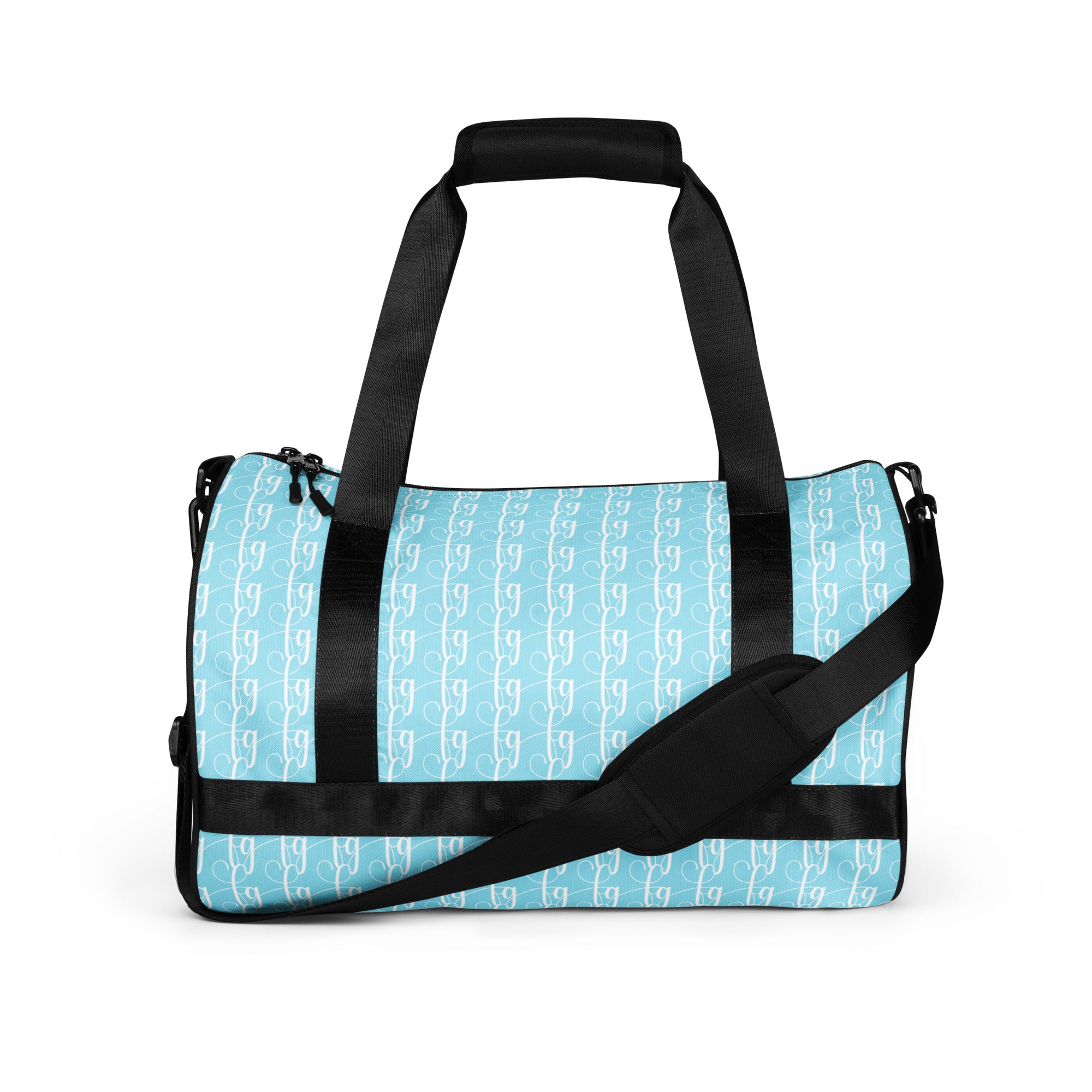 Blizzard Blue FG Blocked Gym Bag - FleekGoddess