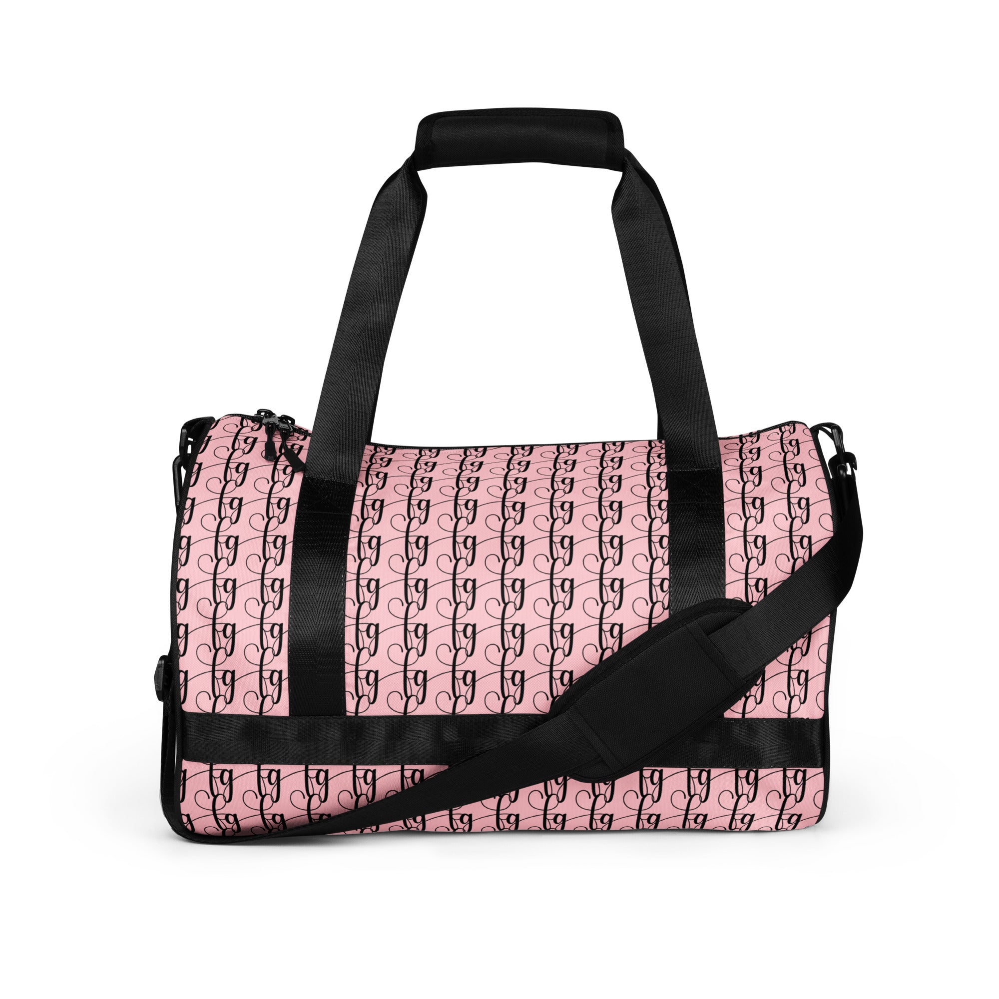 Pink / Black FG Blocked Gym Bag - FleekGoddess