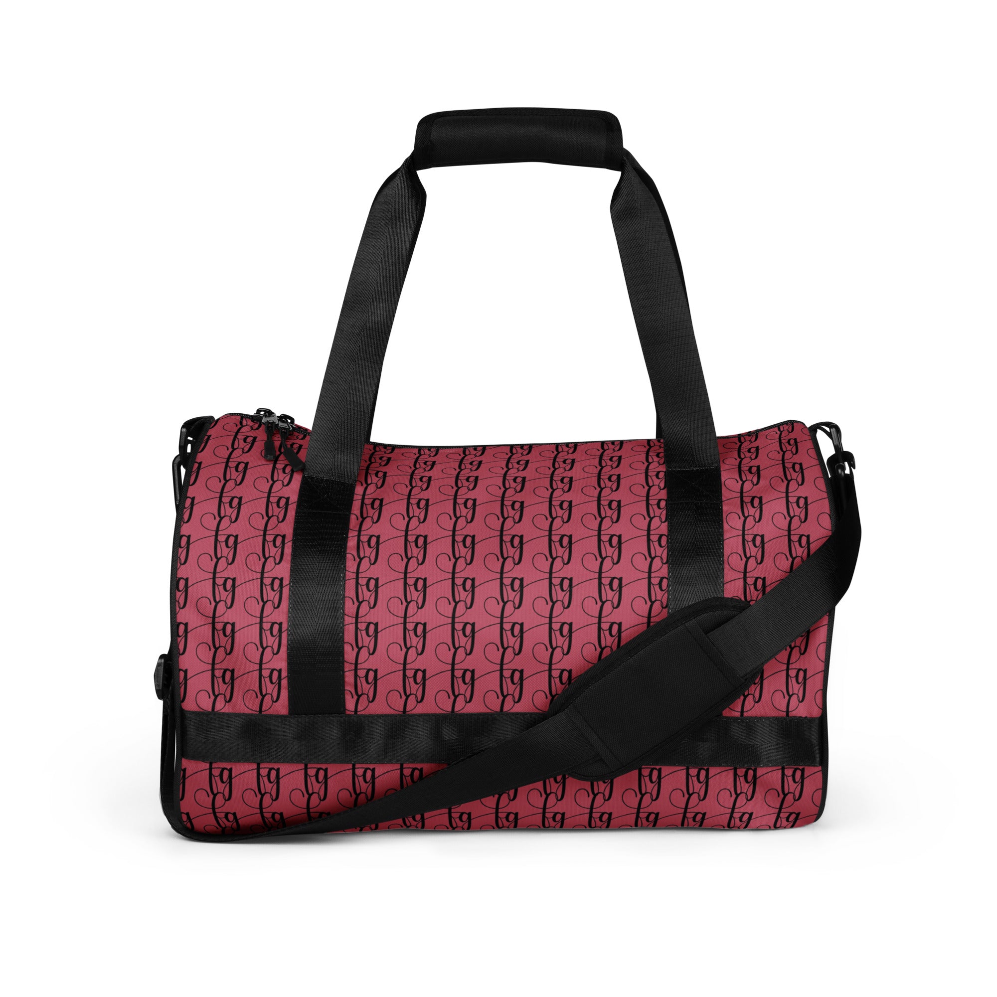 Hippie Pink / Black FG Blocked Gym Bag - FleekGoddess
