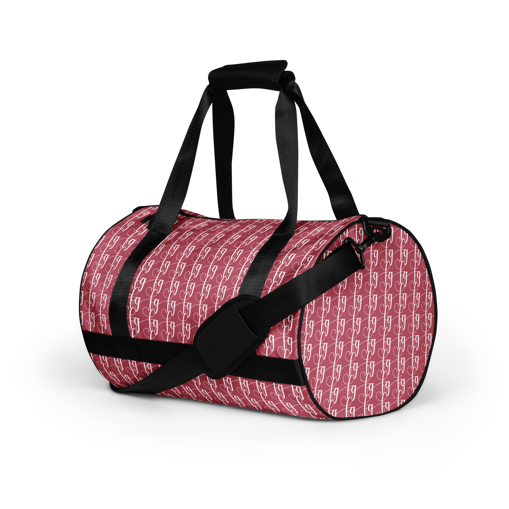 Hippie Pink / White FG Blocked Gym Bag - FleekGoddess