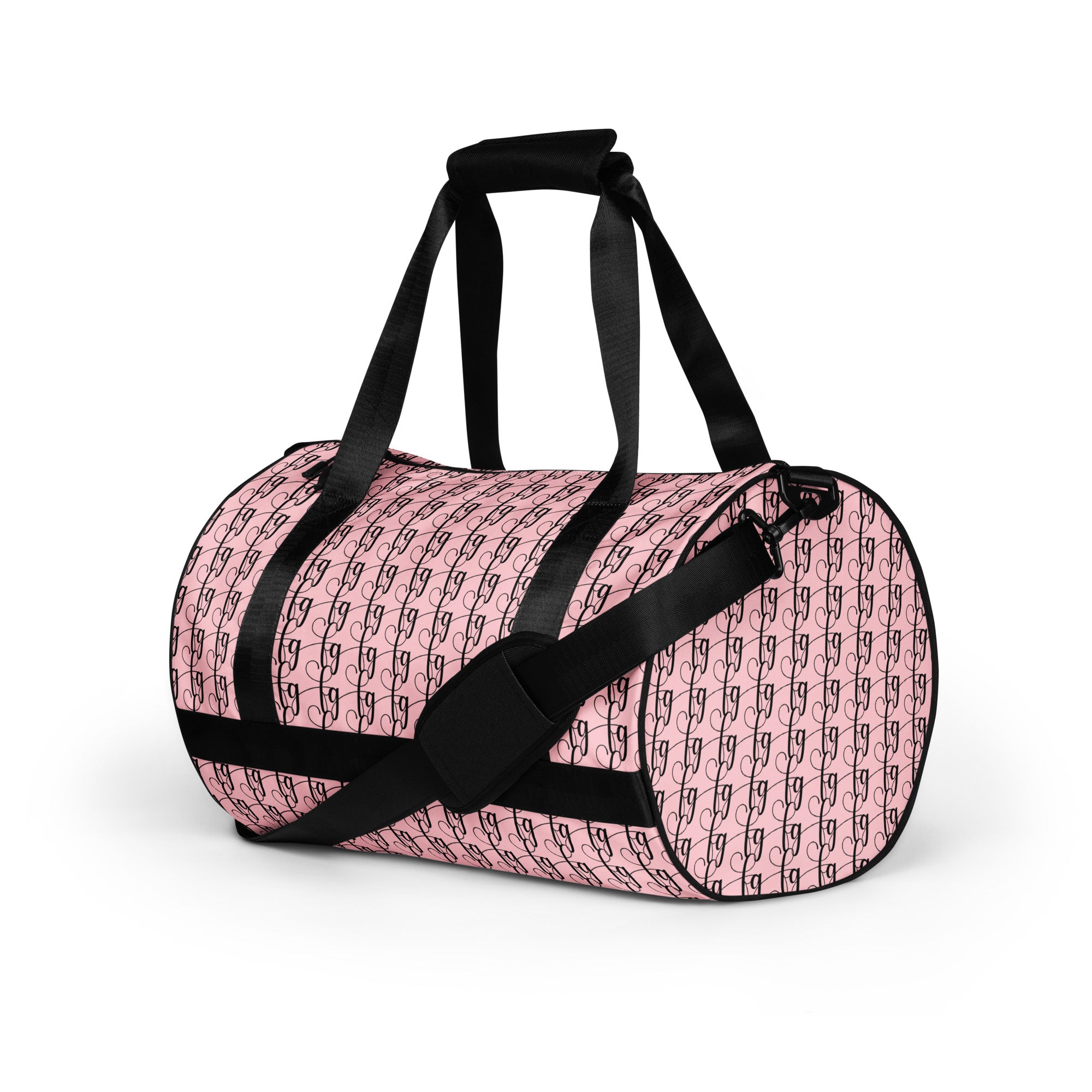 Pink / Black FG Blocked Gym Bag - FleekGoddess