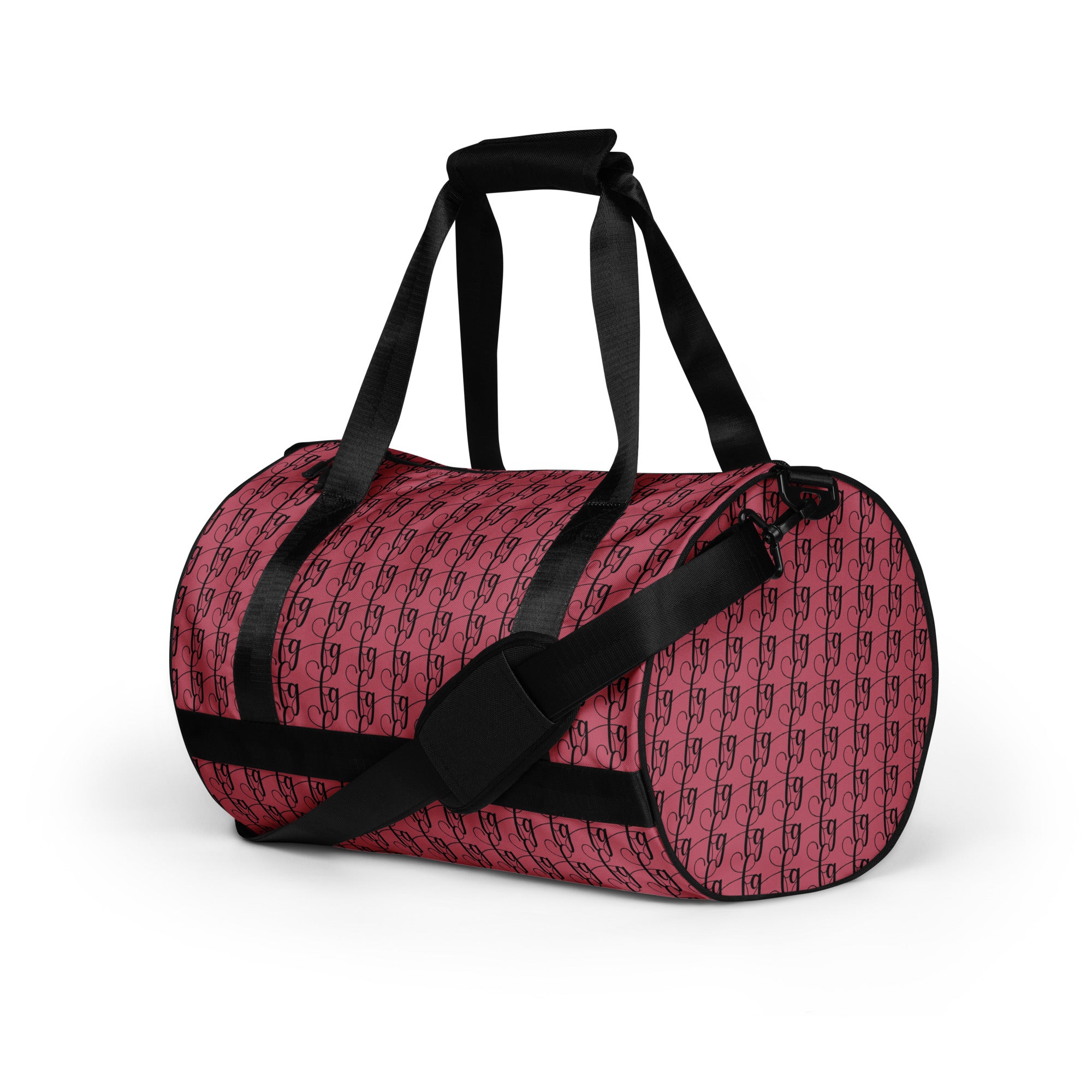 Hippie Pink / Black FG Blocked Gym Bag - FleekGoddess
