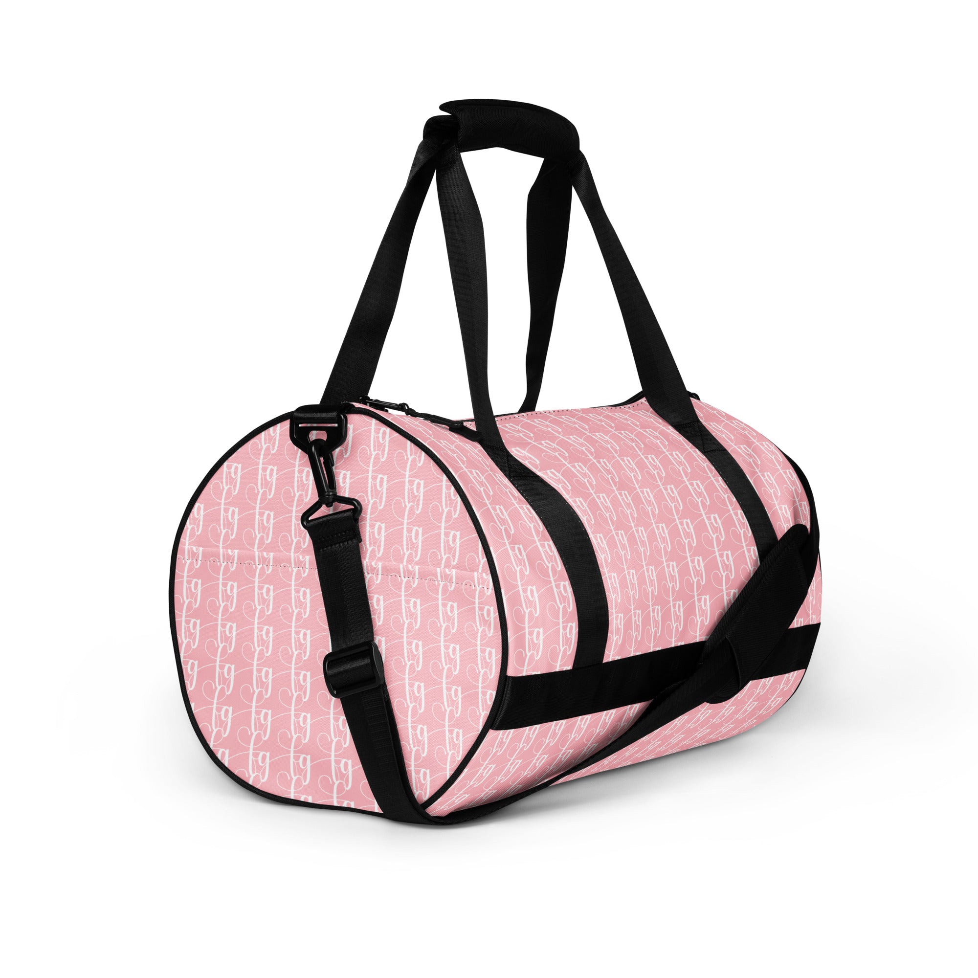 Pink / White FG Blocked Gym Bag - FleekGoddess