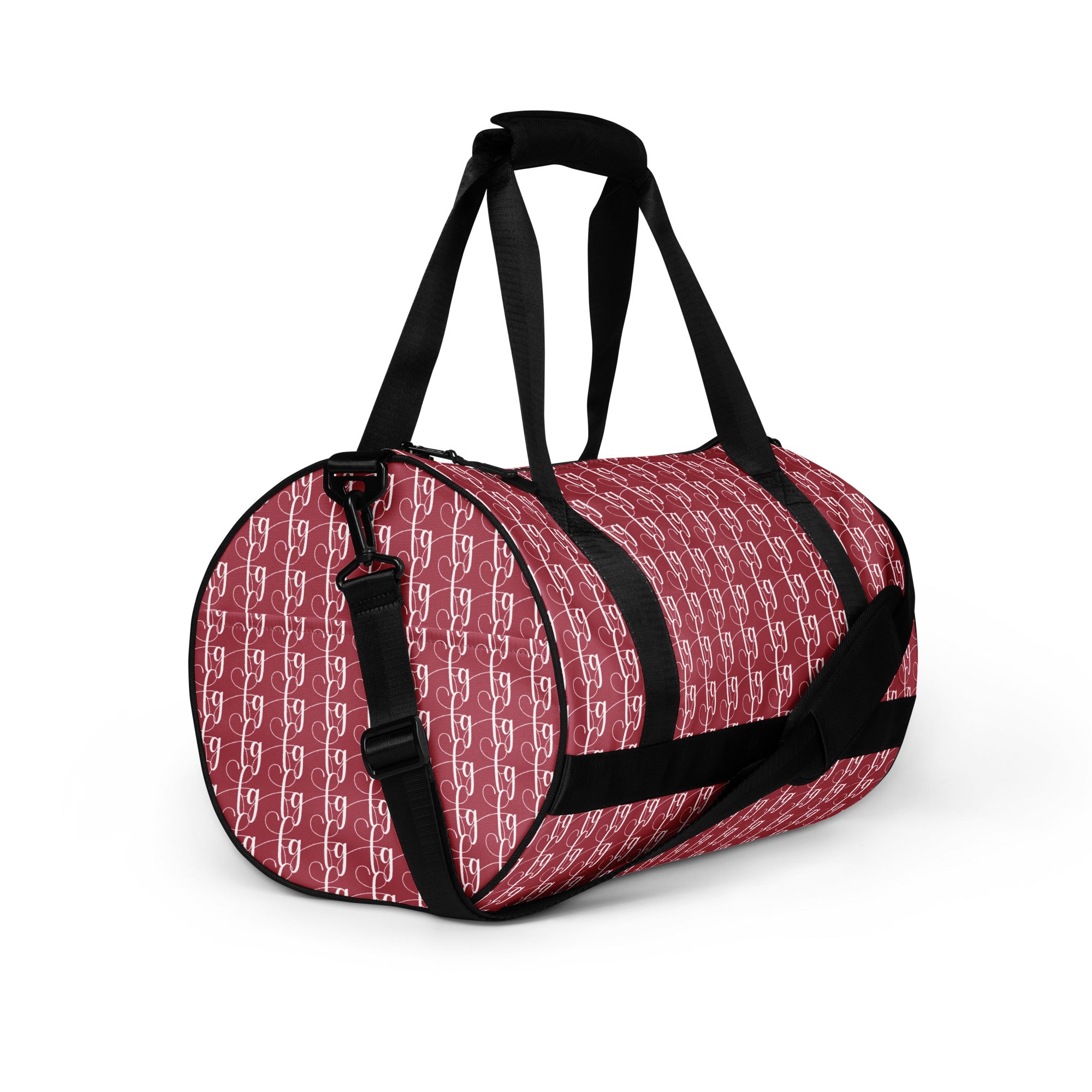 Hippie Pink / White FG Blocked Gym Bag - FleekGoddess
