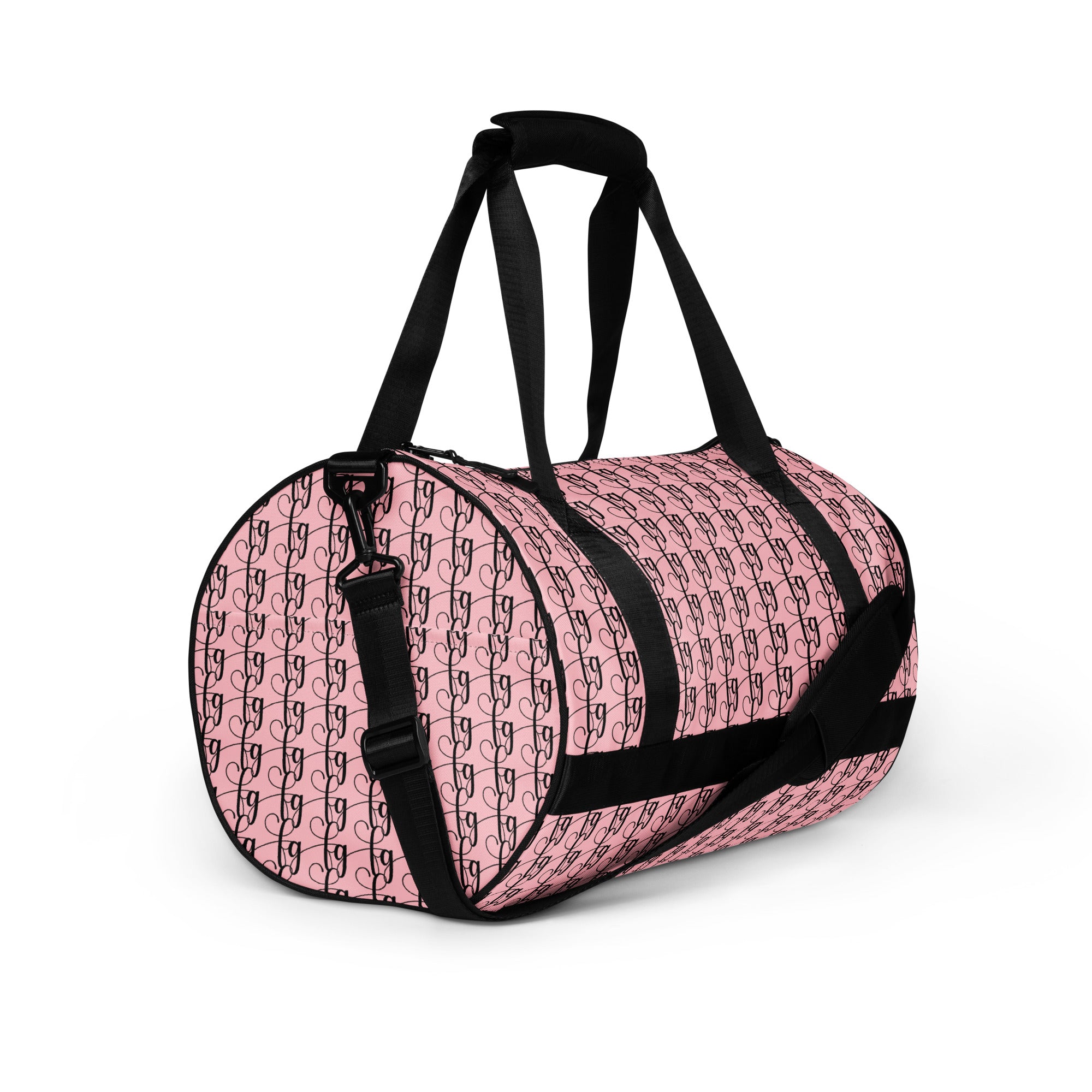 Pink / Black FG Blocked Gym Bag - FleekGoddess