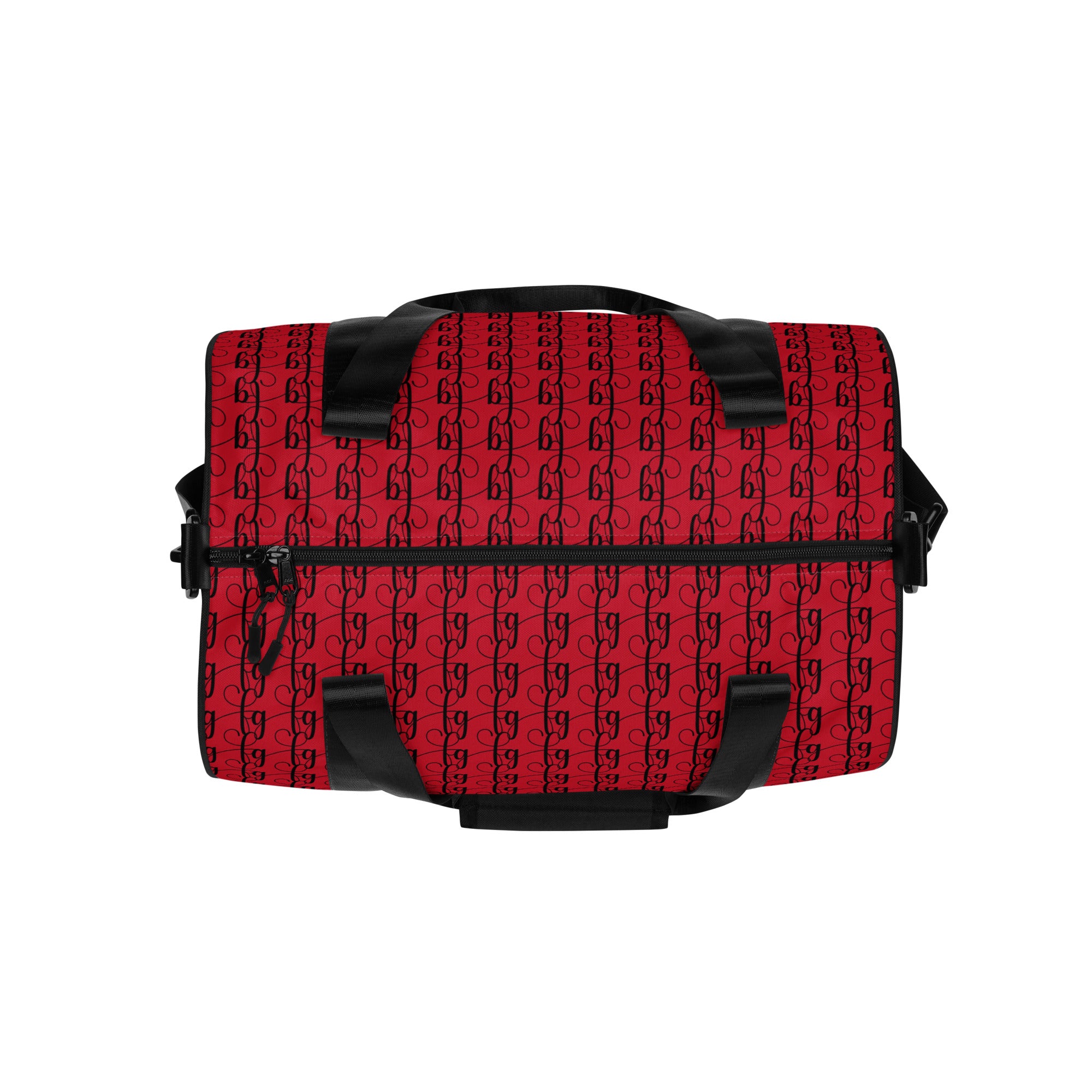 Red / Black FG Blocked Gym Bag - FleekGoddess