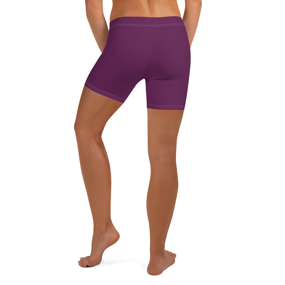 Tyrian Purple / Black FG Shorts - FleekGoddess