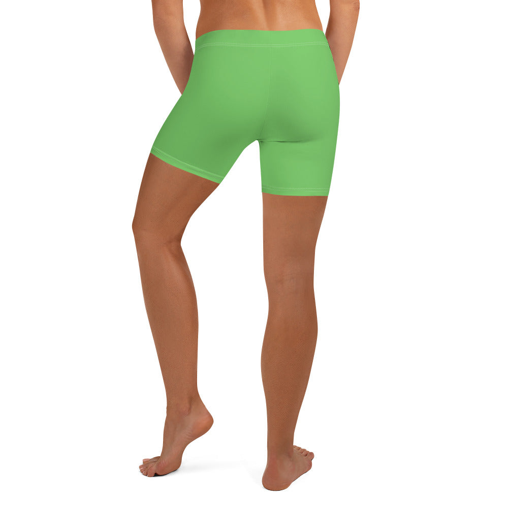 Mantis Green / Black FG Shorts - FleekGoddess