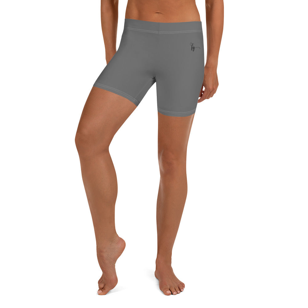 Gray / Black FG Shorts - FleekGoddess