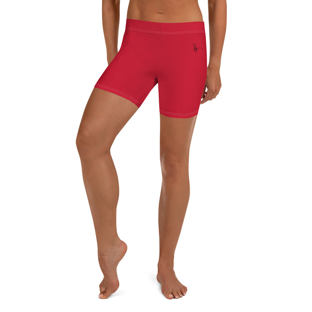 Red / Black FG Shorts - FleekGoddess