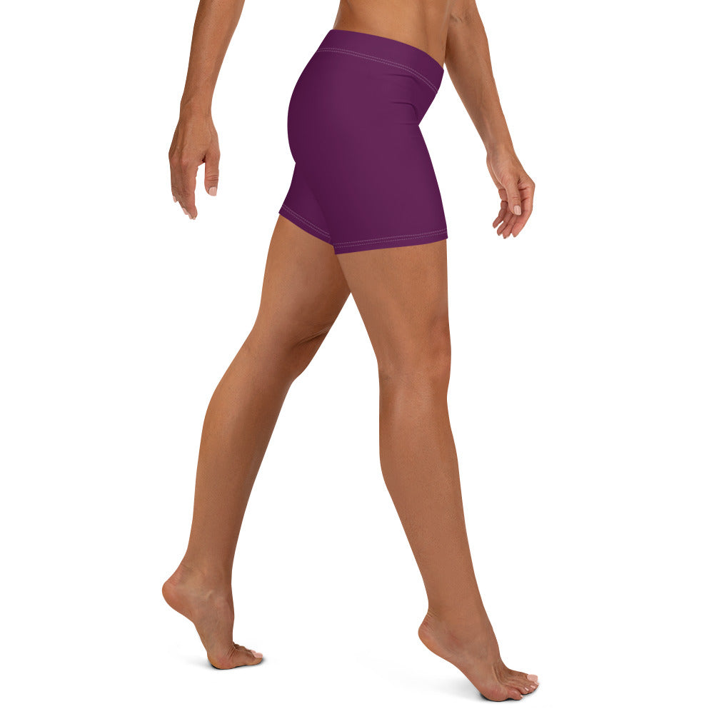 Tyrian Purple / Black FG Shorts - FleekGoddess